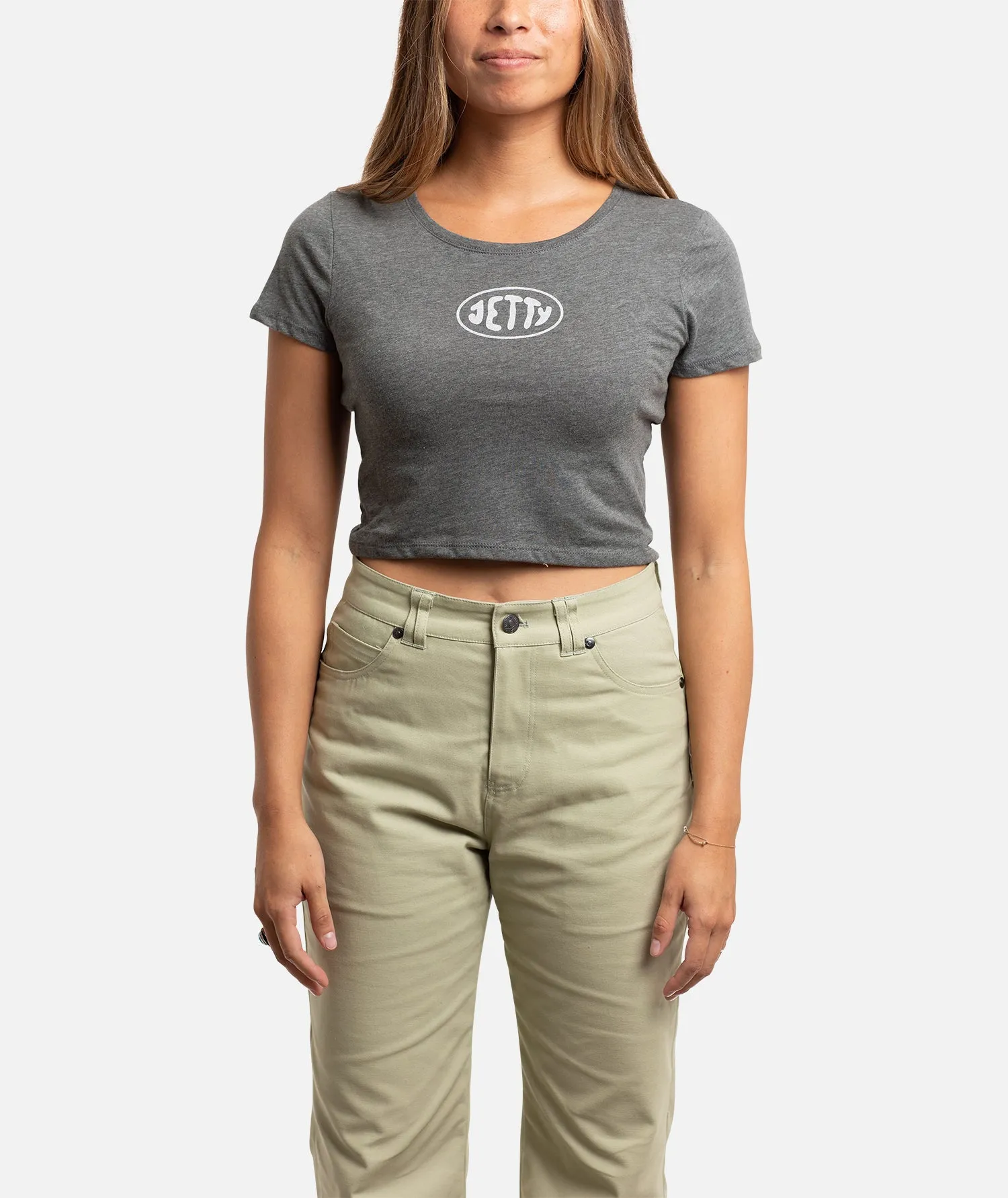 River Rock Tee - Charcoal sold by JETTY