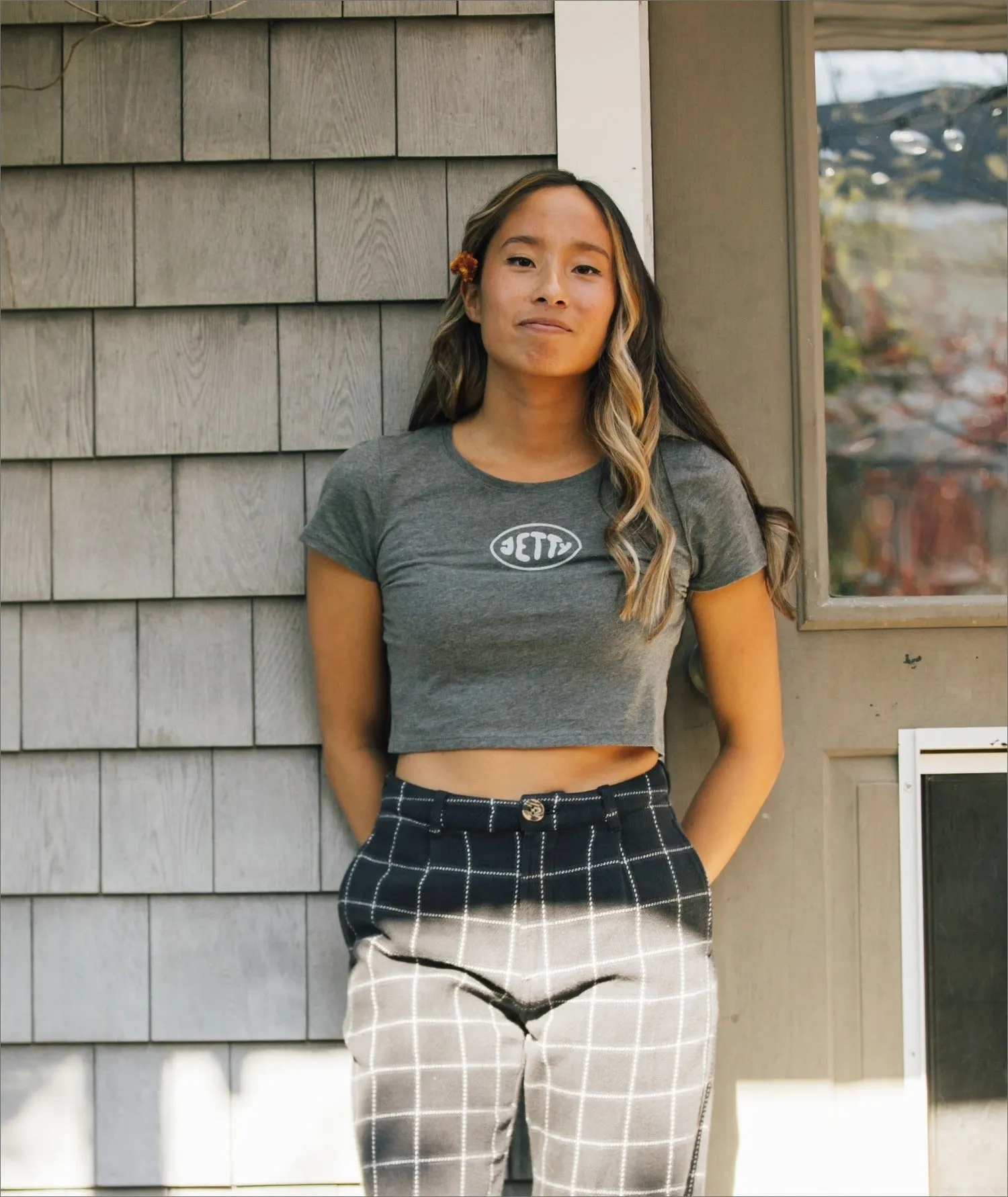 River Rock Tee - Charcoal sold by JETTY product image thumbnail 4