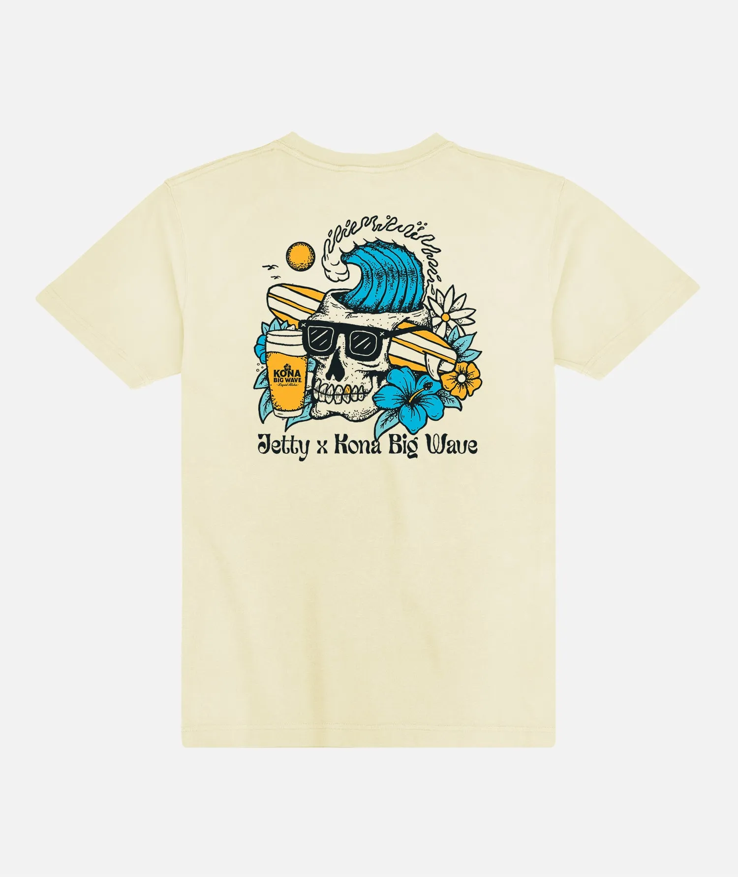 Jetty x Kona Ocean Minded Tee - Lemonade sold by JETTY