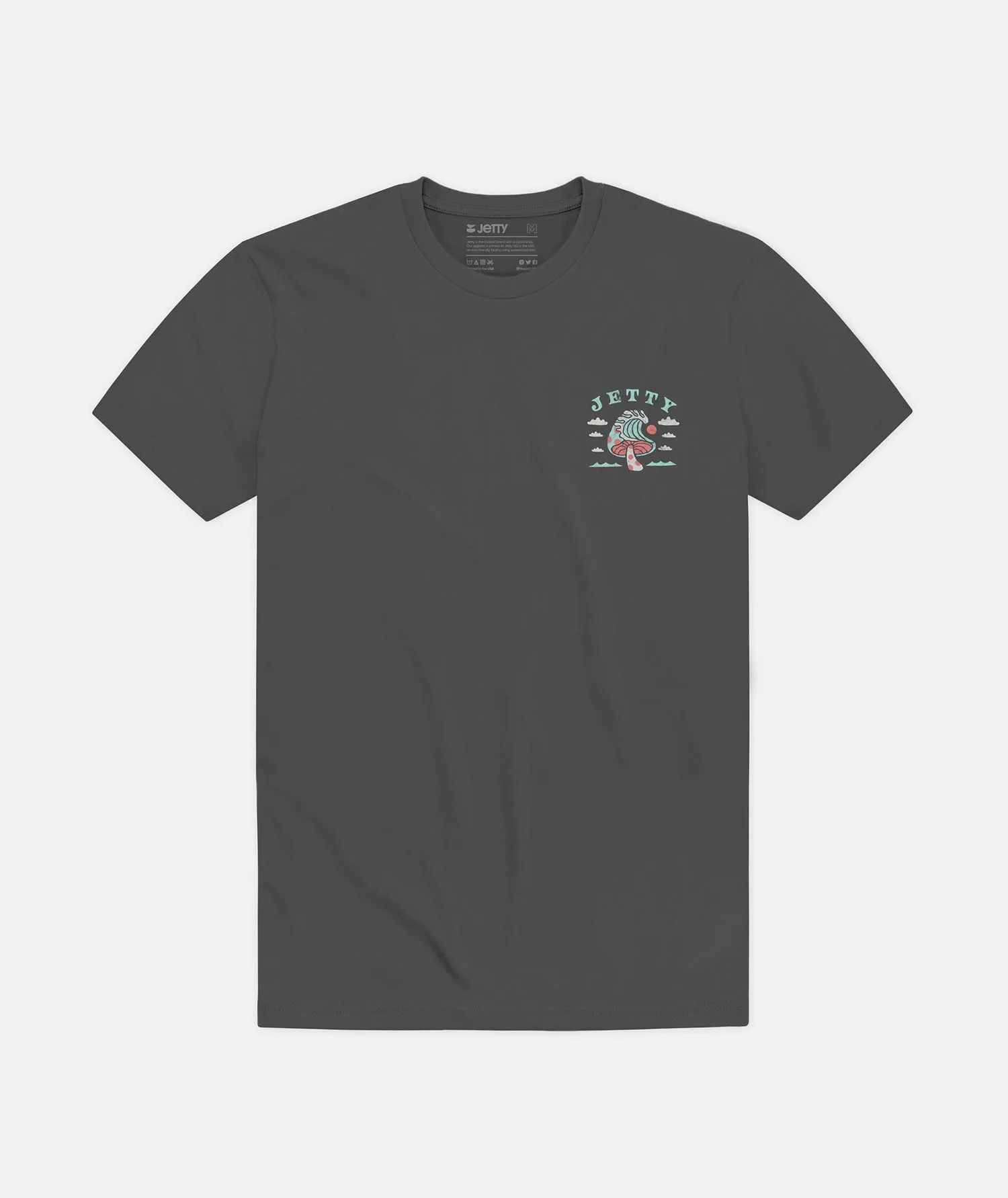 Surf Trip Tee - Charcoal sold by JETTY product image thumbnail 2