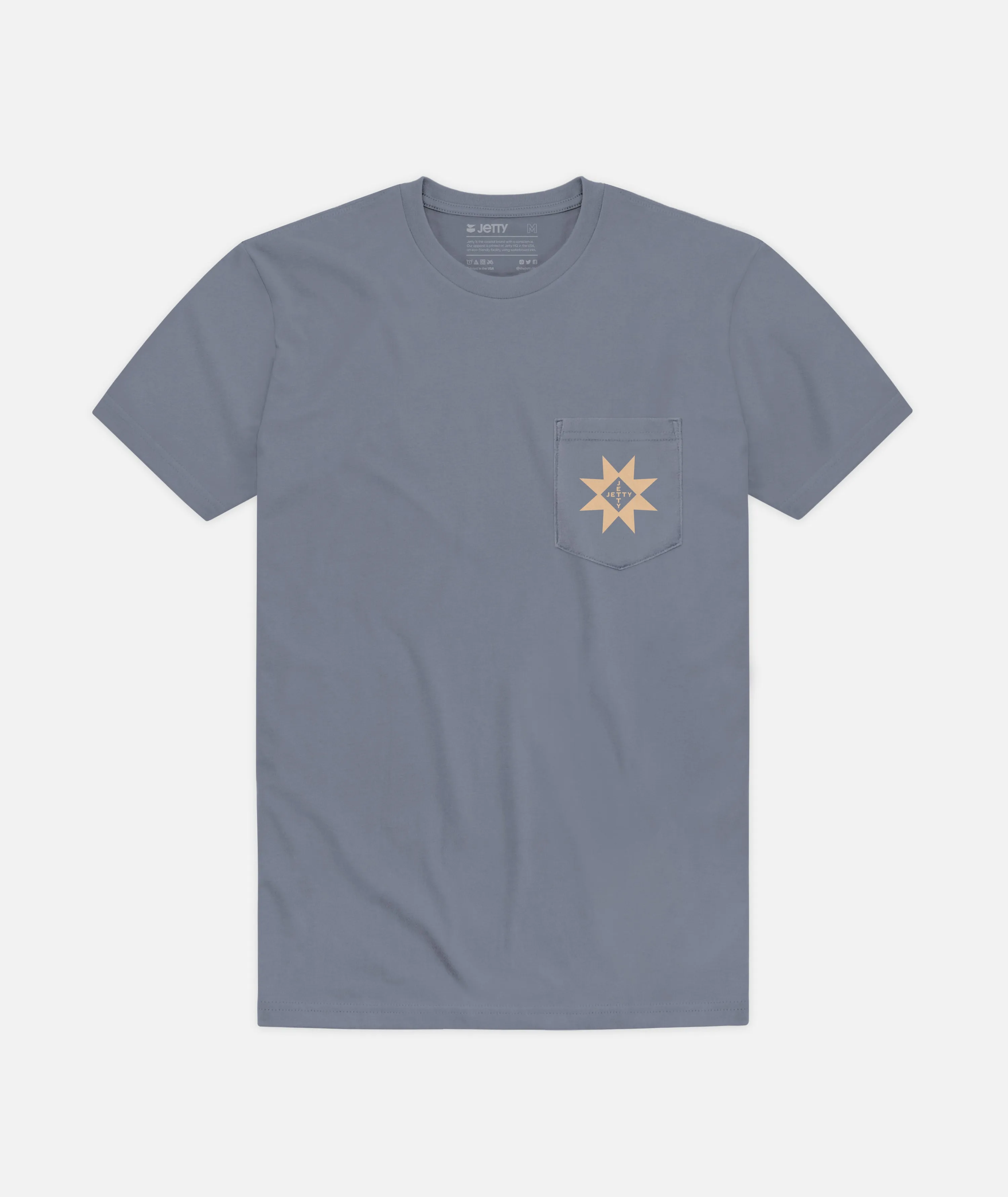 Desert Sun Pocket Tee - Fog sold by JETTY product image thumbnail 2