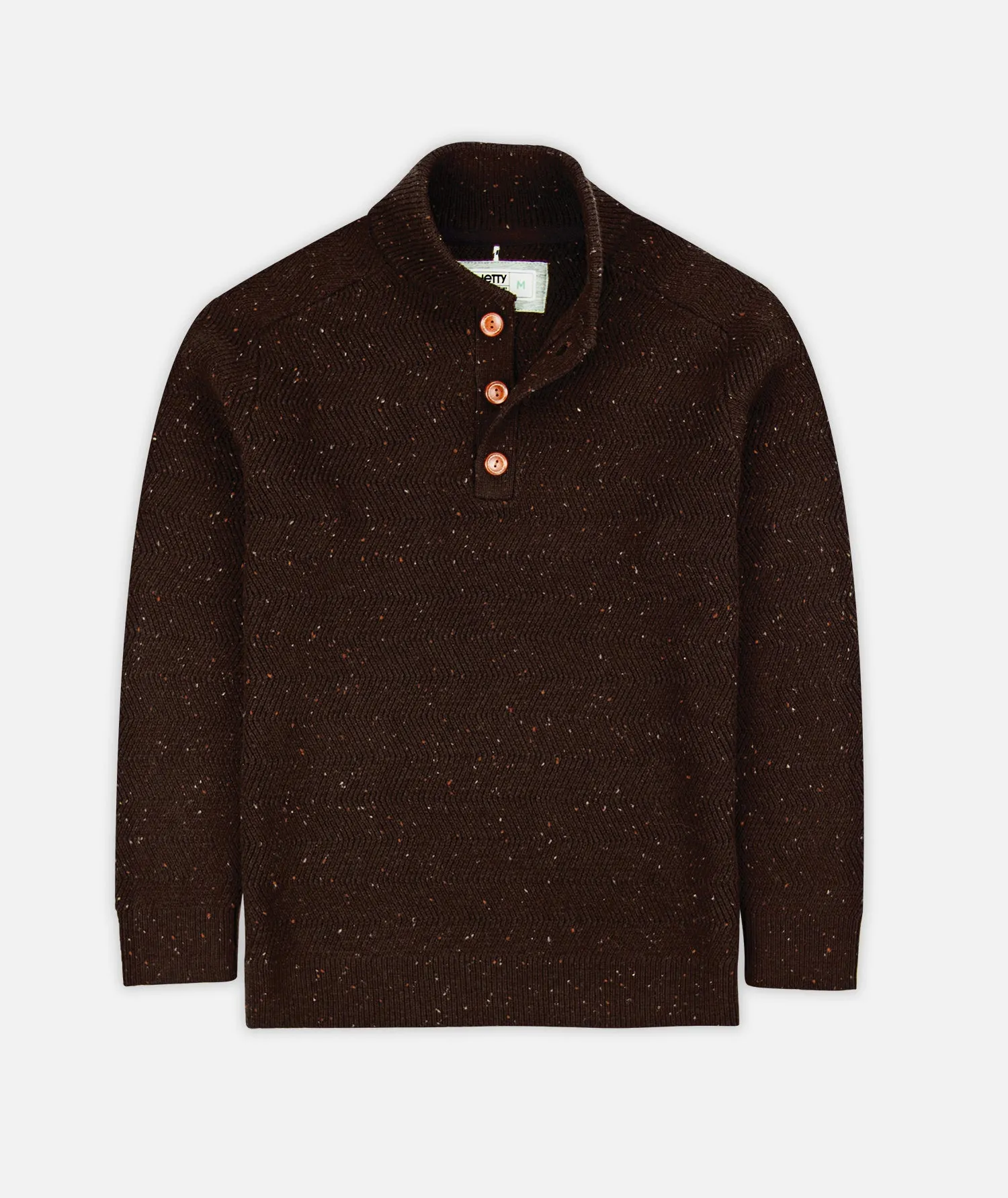 Tack Henley Sweater - Java sold by JETTY