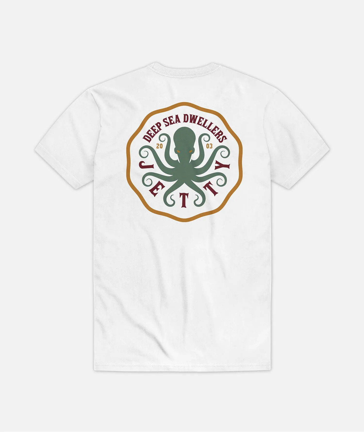 Octopocket Tee - White sold by JETTY