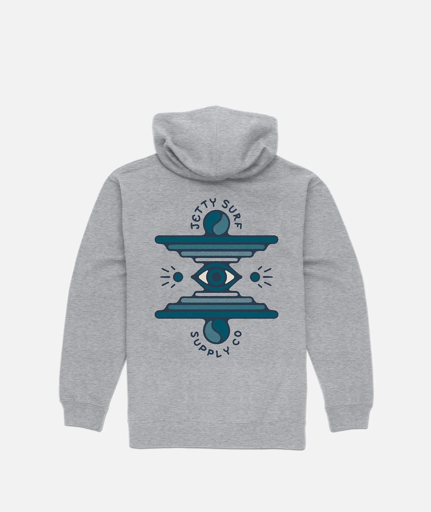 Grom Visions Hoodie - Heather Grey sold by JETTY