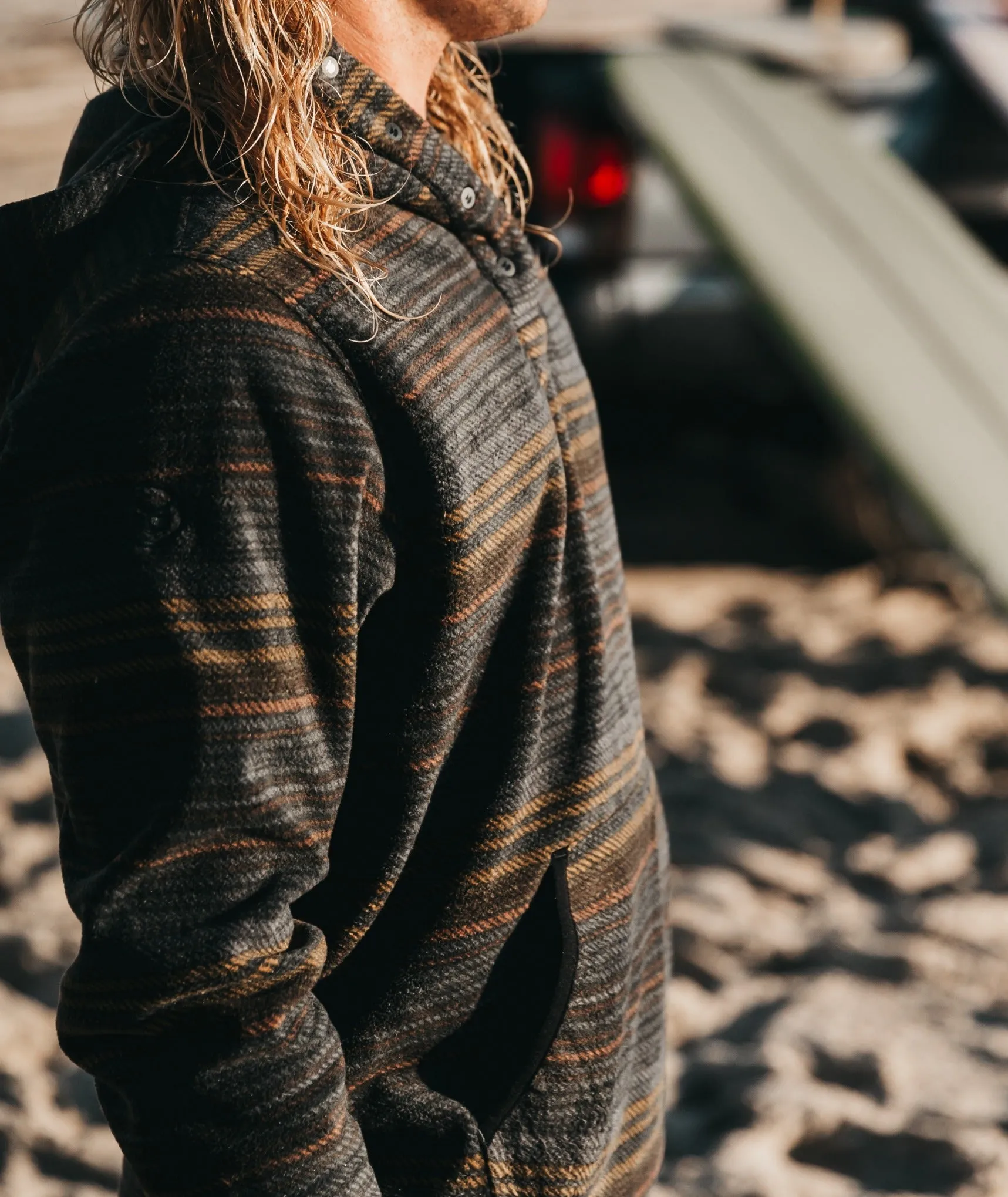 Quintin Fleece Hoodie - Black sold by JETTY product image thumbnail 2