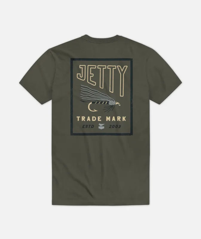 Streamer Tee - Military sold by JETTY