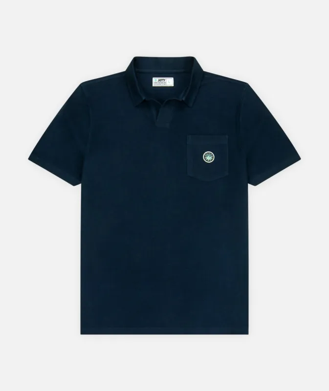 Cruise Terry Polo - Navy sold by JETTY