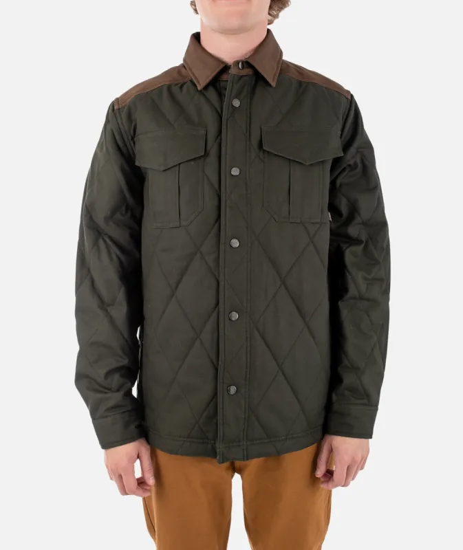 Dogwood Quilted Jackets - Forest Green sold by JETTY