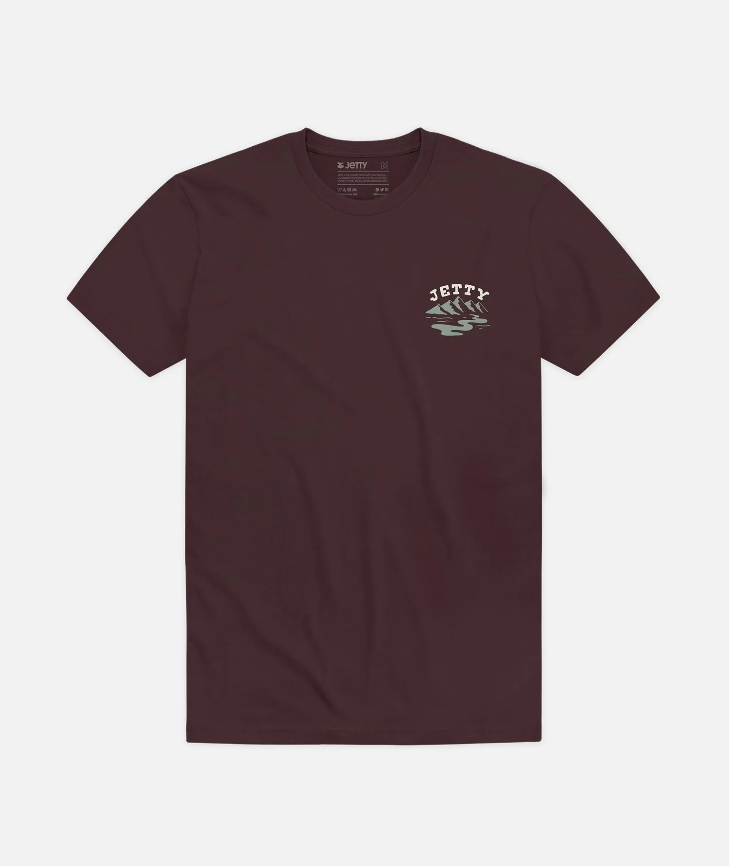 Rainbow Trout Tee - Oxblood Black sold by JETTY product image thumbnail 2