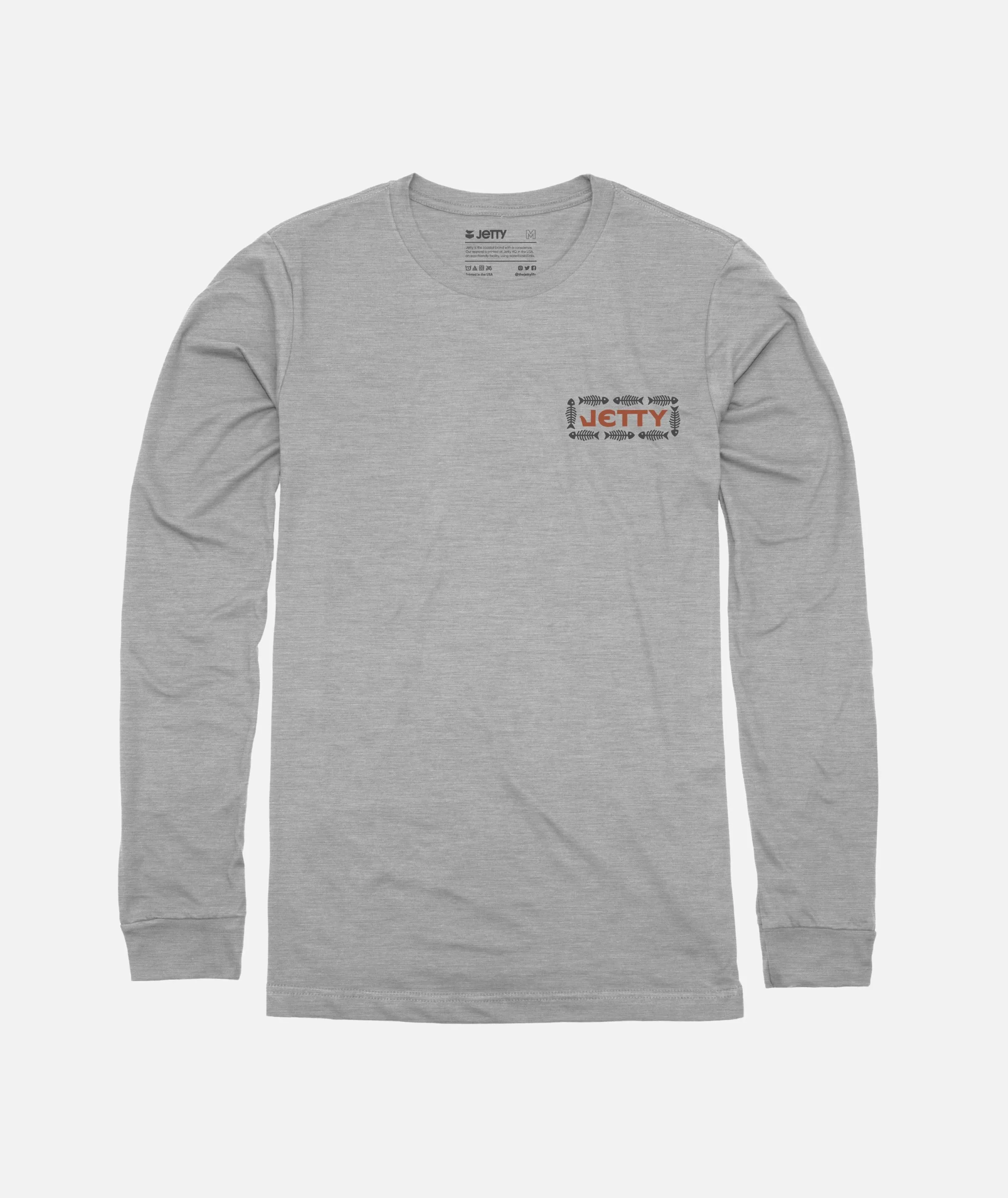 Grom Chaser Long Sleeve - Athletic Heather sold by JETTY product image thumbnail 2