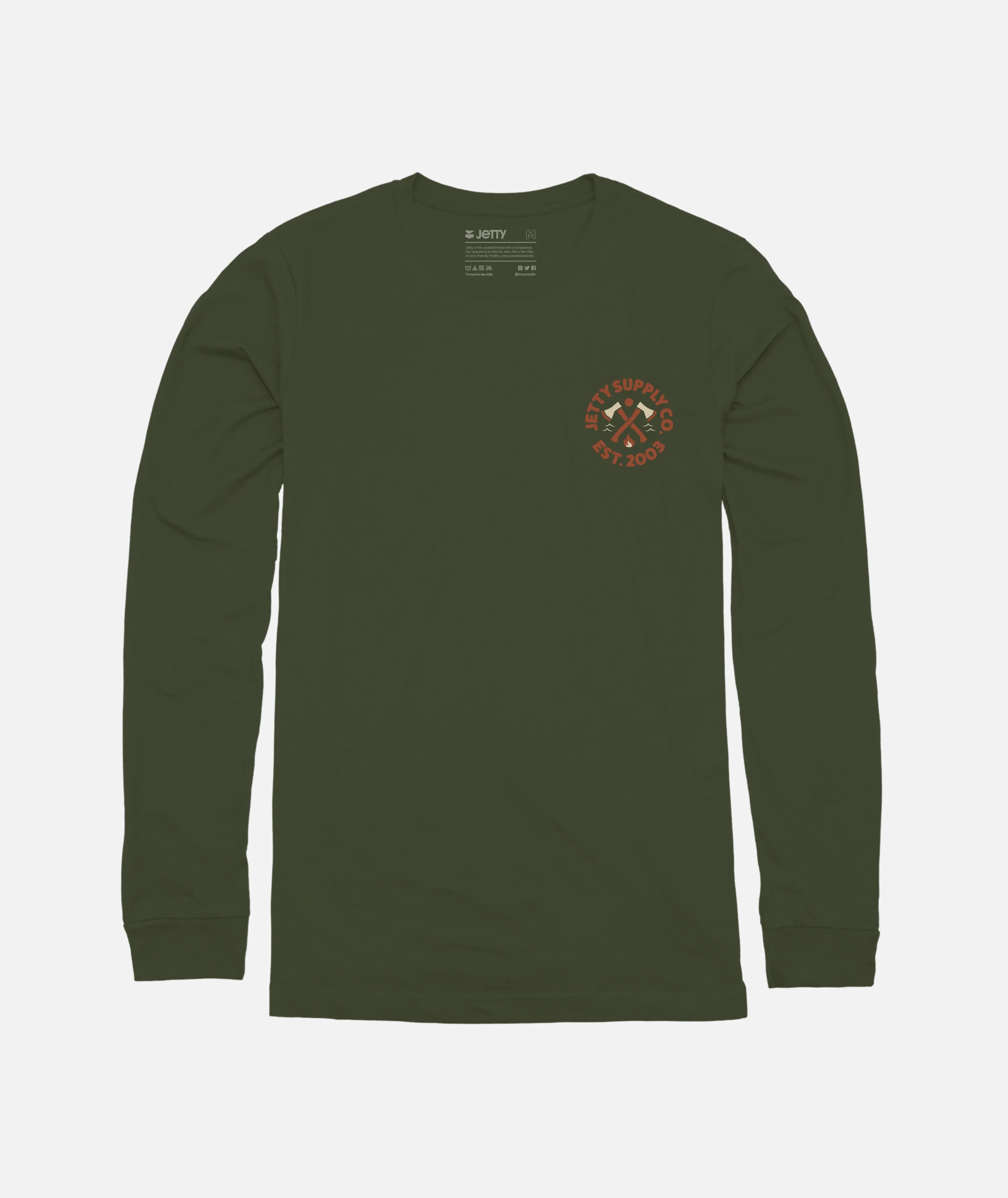 Camper Long Sleeve - Military Green sold by JETTY product image thumbnail 2