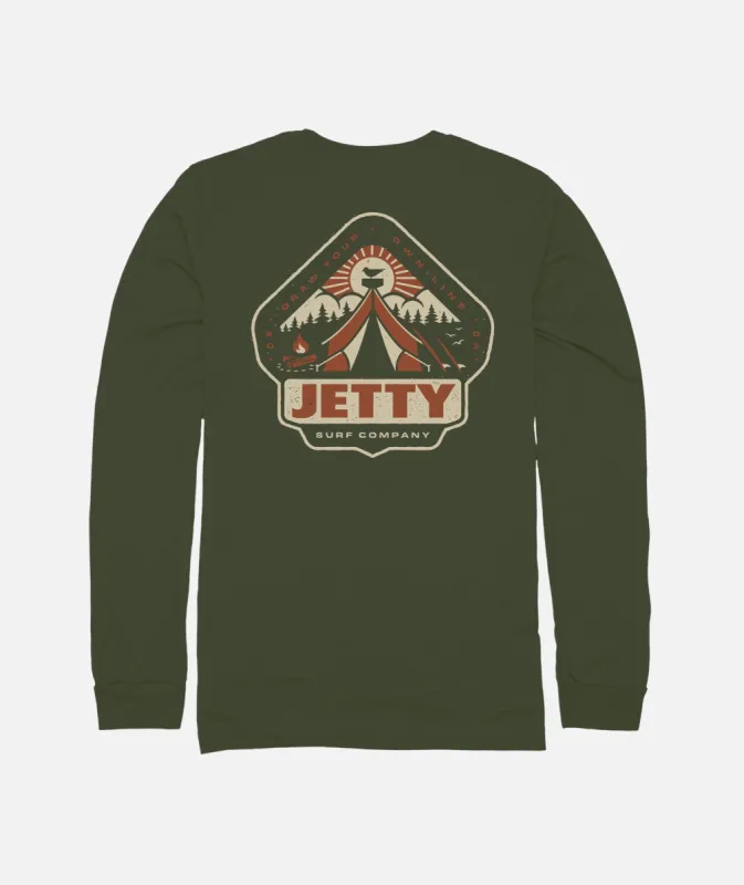 Camper Long Sleeve - Military Green sold by JETTY