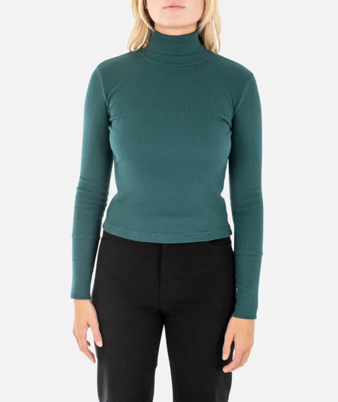 Ridley Rib Scrunch Neck - Tidal sold by JETTY