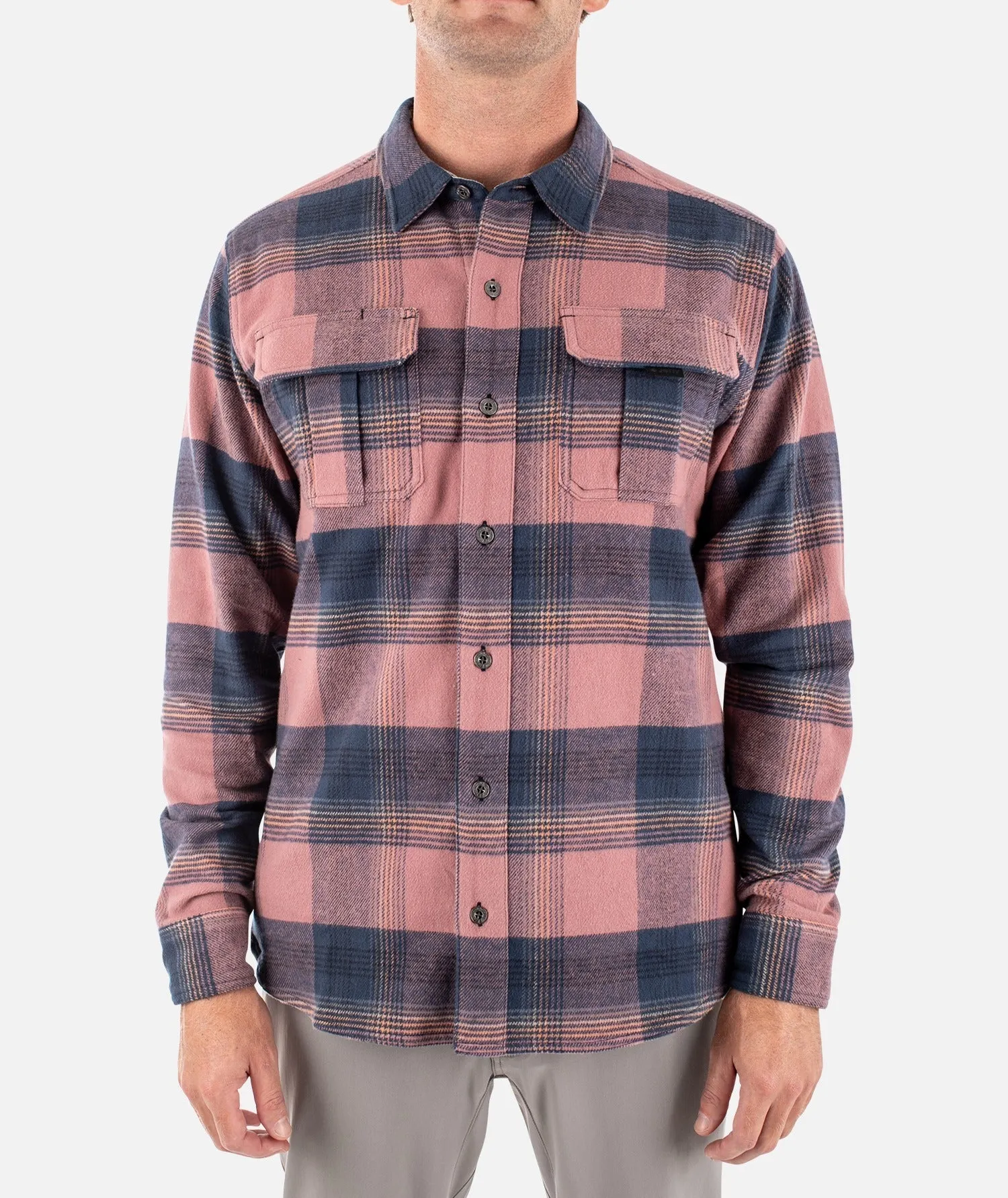 Arbor Flannel - Mauve sold by JETTY