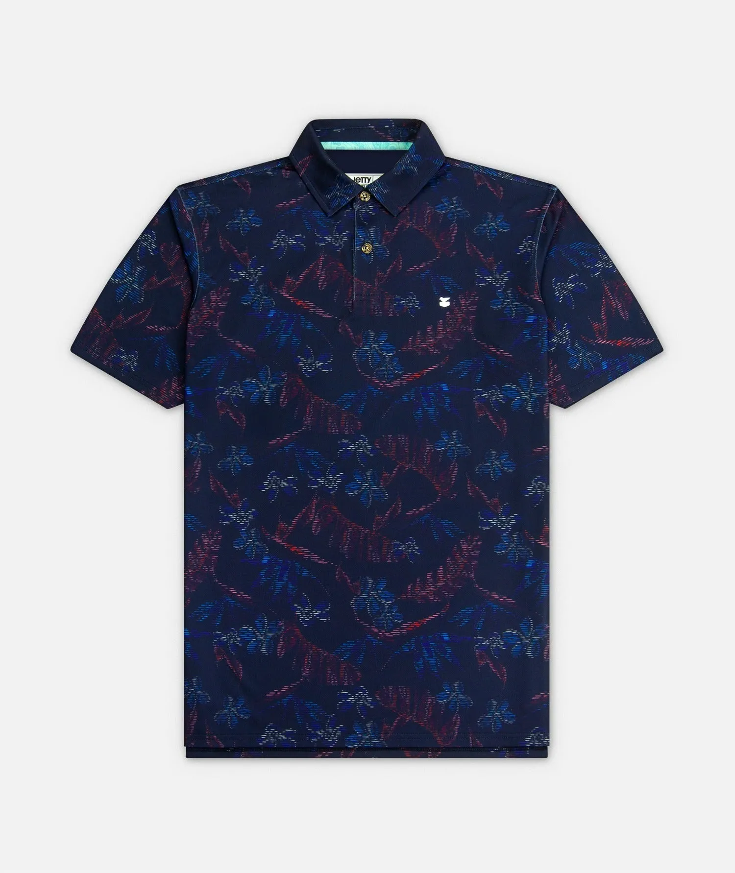 Bunker Golf Polo - Indigo sold by JETTY