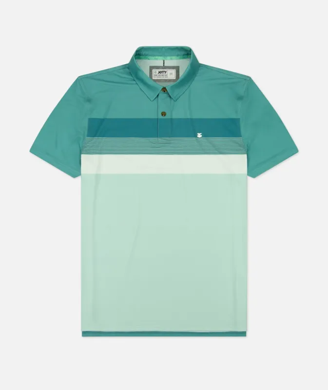 S23 Bunker Golf Polo - Light Blue sold by JETTY