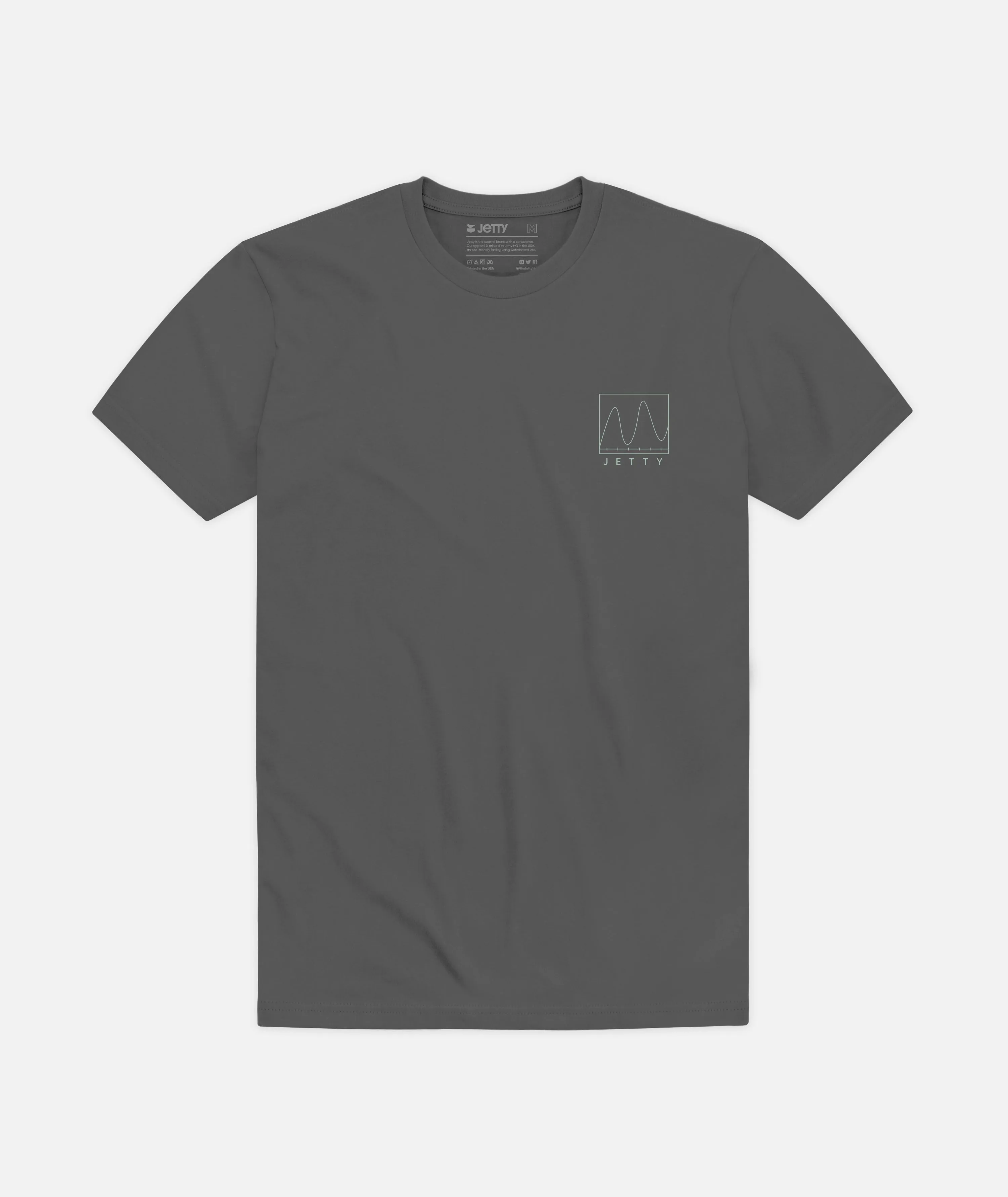 Surf Kit Tee - Charcoal sold by JETTY product image thumbnail 2