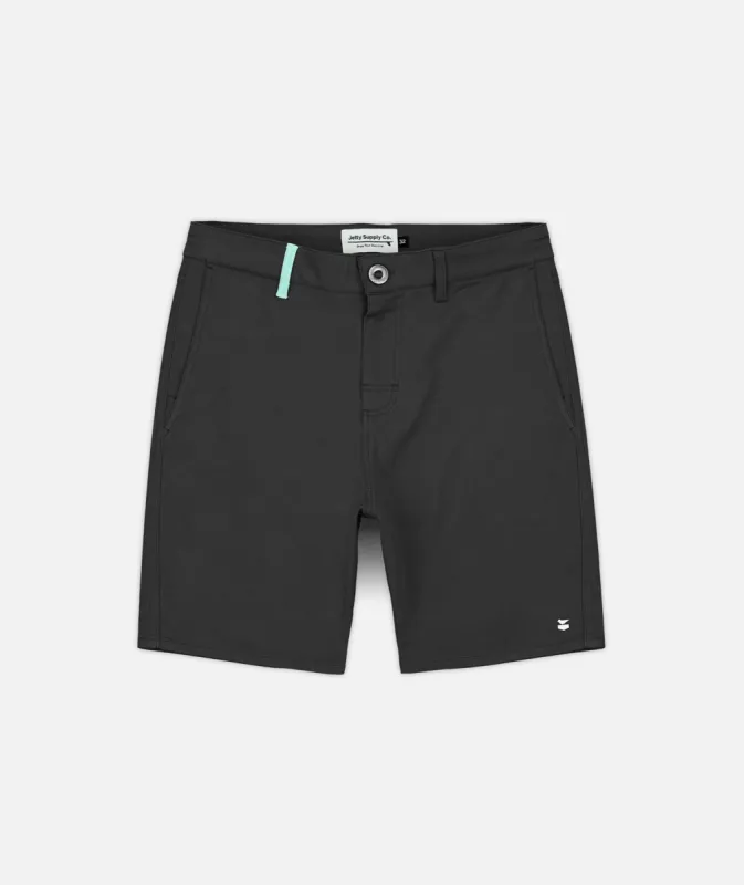 Stroll Chino Walkshort - Black sold by JETTY