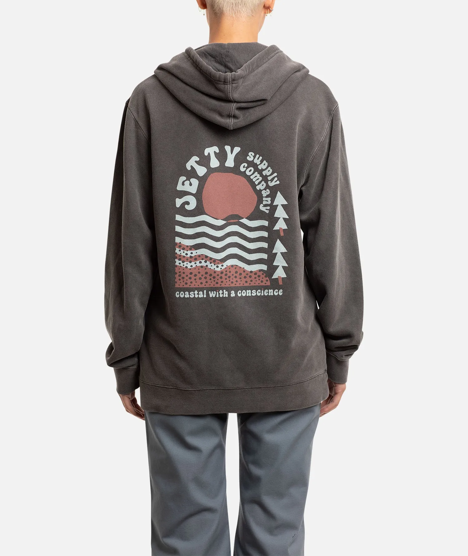 Undertow Hoodie - Charcoal sold by JETTY product image thumbnail 3