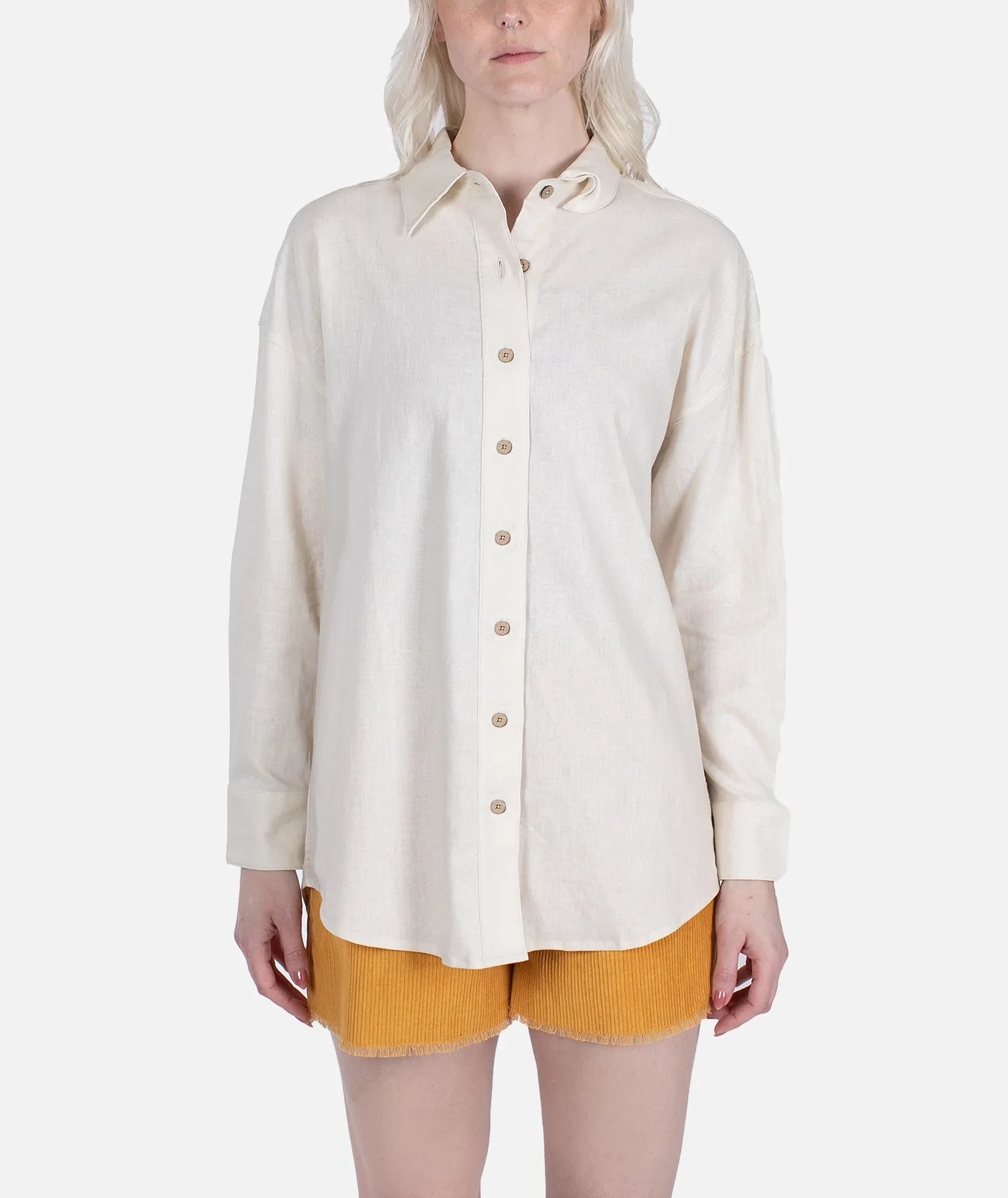 Atlantis Shirt - Cream sold by JETTY