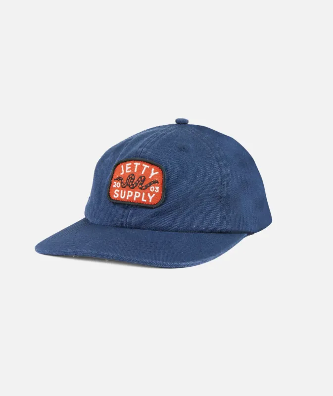 Tread Snapback - Navy sold by JETTY