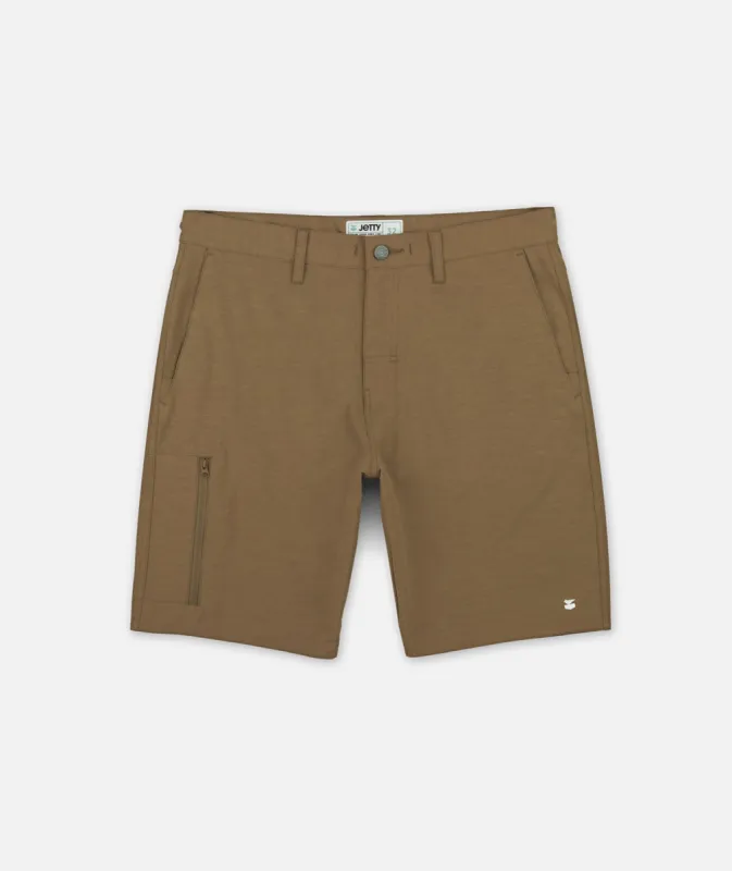 Polywog 2.0 Hybrid Walkshort -  Khaki sold by JETTY
