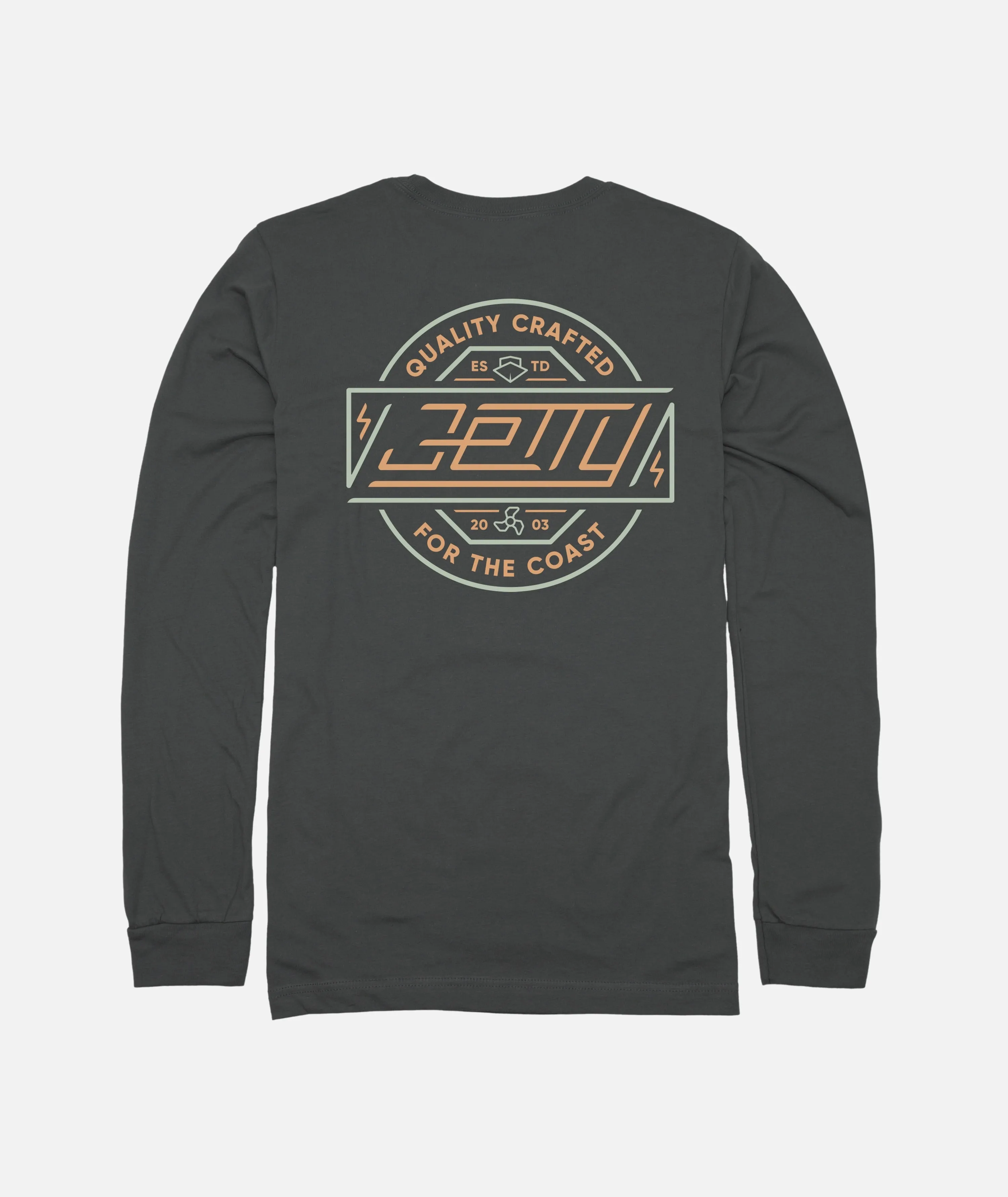 Watercraft Long Sleeve - Charcoal sold by JETTY