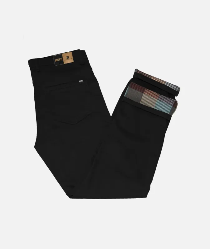Flanstone Lined Pant - Black sold by JETTY