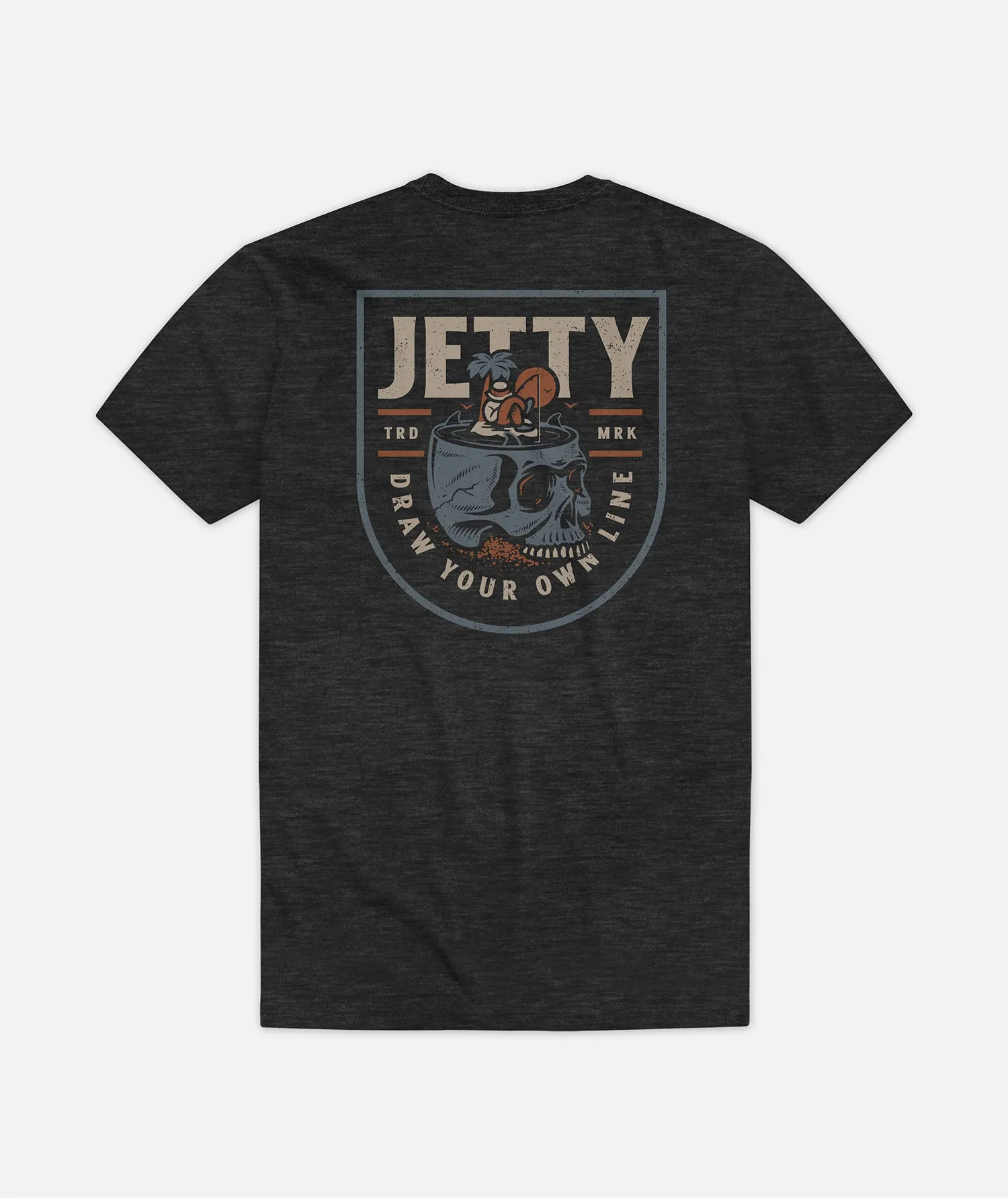 Stranded Tee - Charcoal sold by JETTY product image thumbnail 2