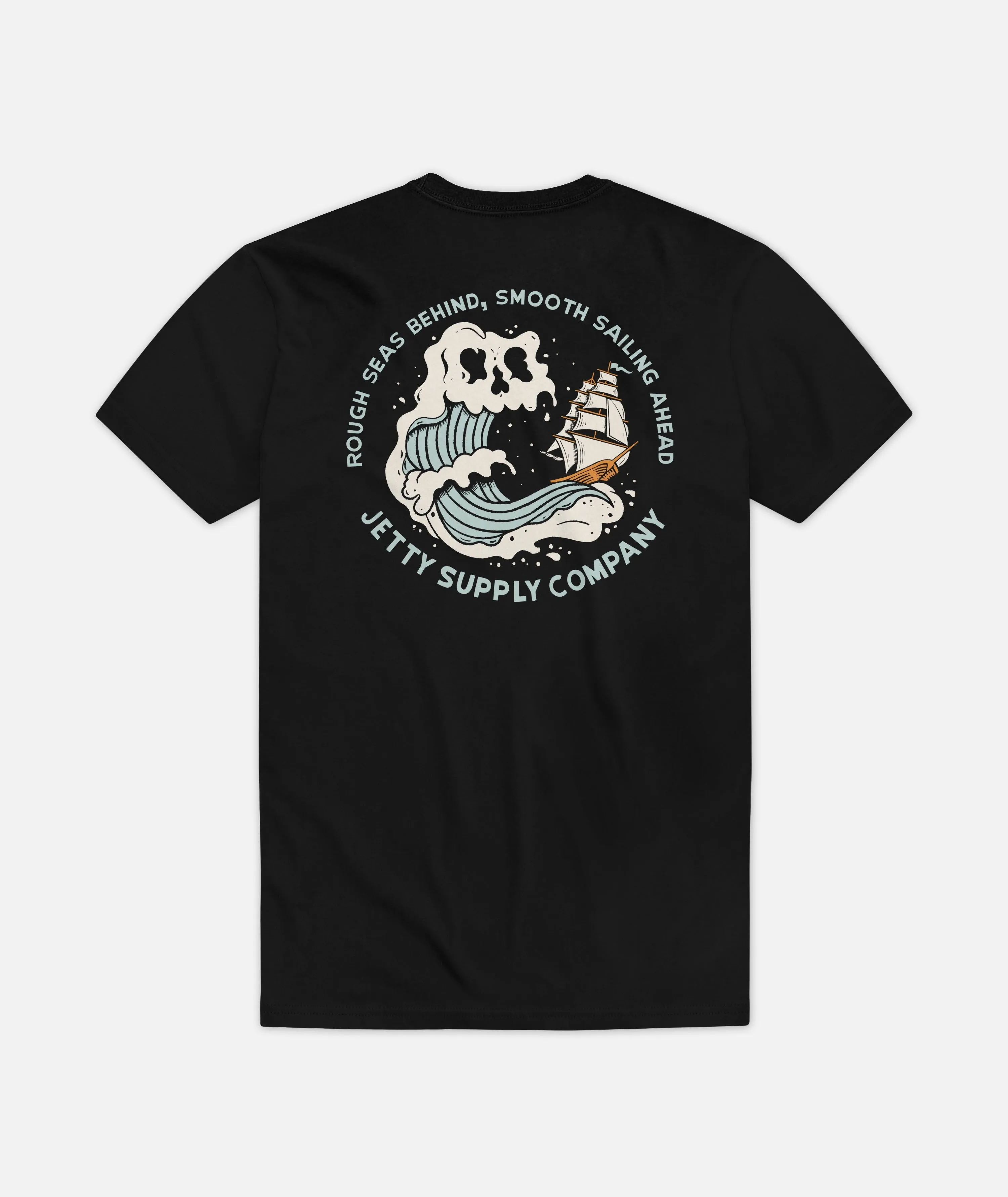 Rough Seas Tee - Black sold by JETTY