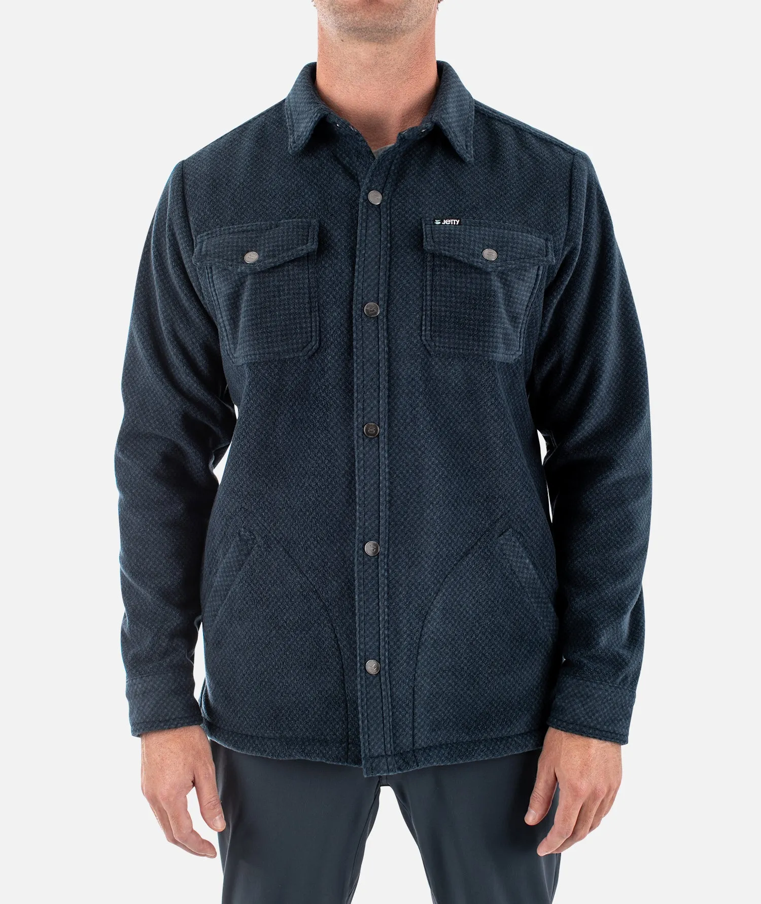 The Concordia Fleece - Navy sold by JETTY