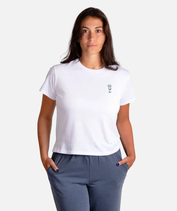 Iris Tee - White sold by JETTY