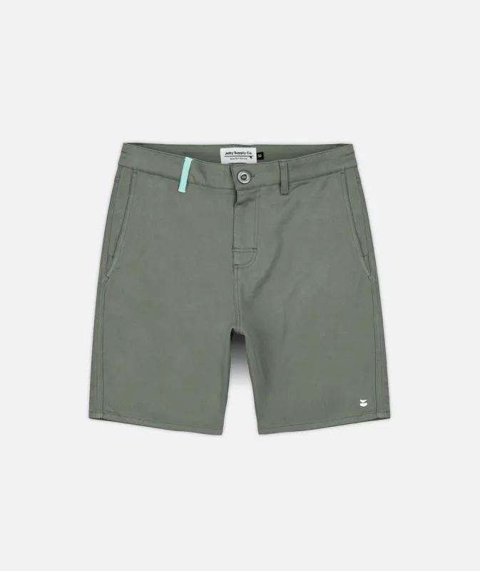 Stroll Chino Walkshort - Agave sold by JETTY