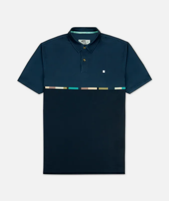 Bunker Golf Polo - Graphite sold by JETTY