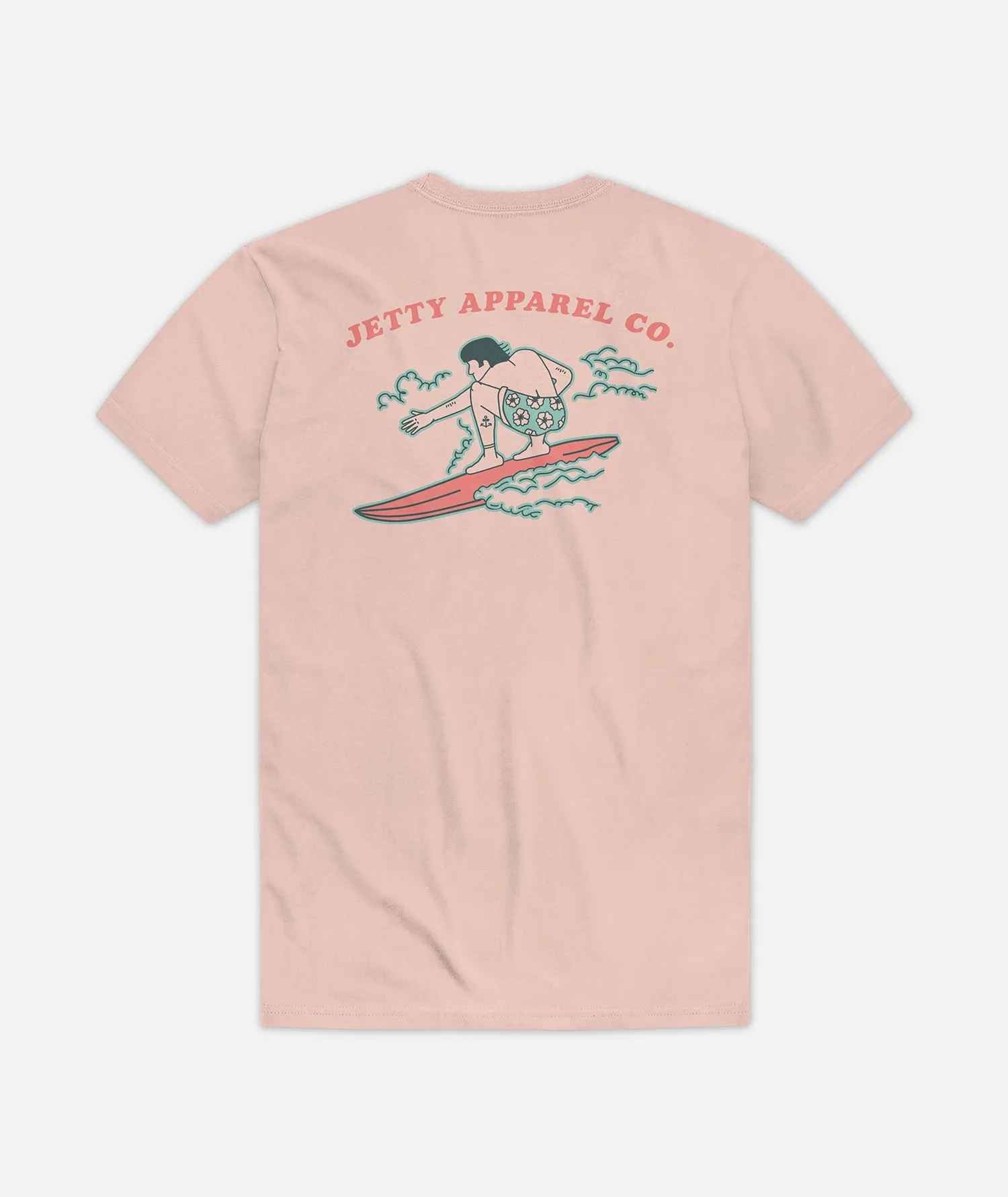 Dude Tee - Blush sold by JETTY