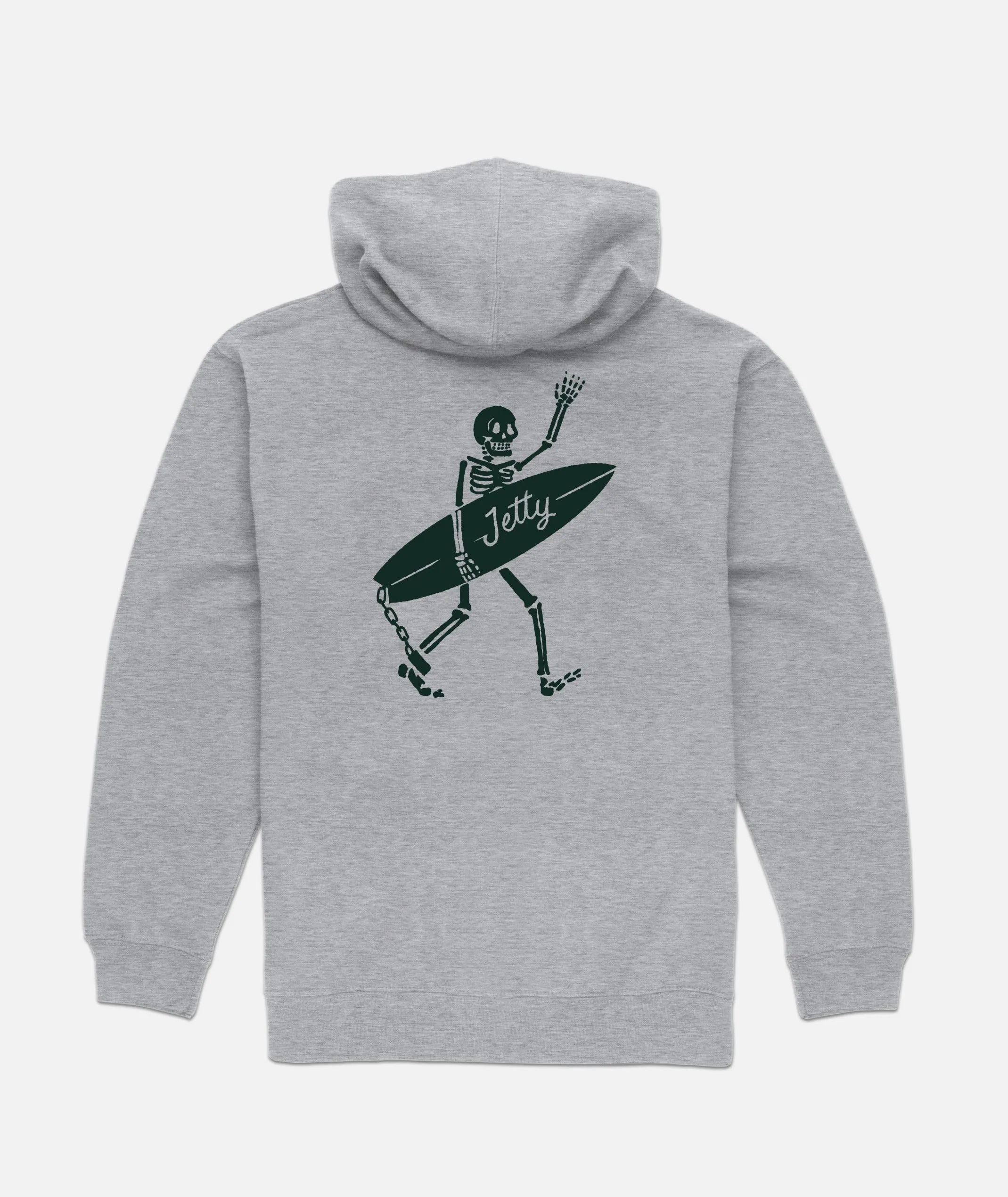 Coffin Hoodie - Heather Grey sold by JETTY