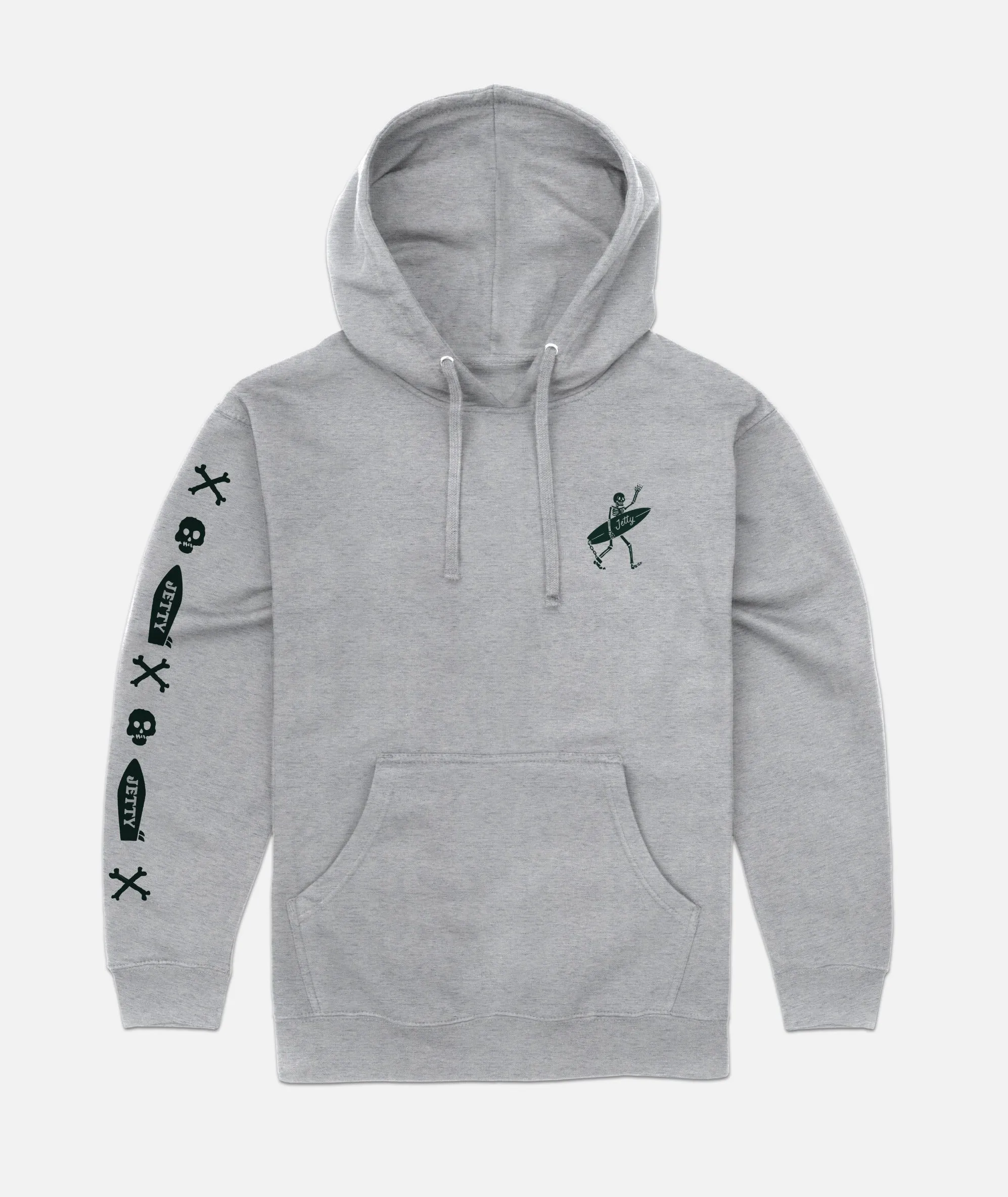 Coffin Hoodie - Heather Grey sold by JETTY product image thumbnail 2