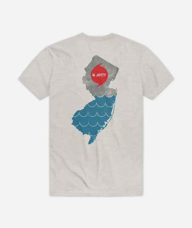 Sandy 10th Anniversary Tee - Heather Grey sold by JETTY