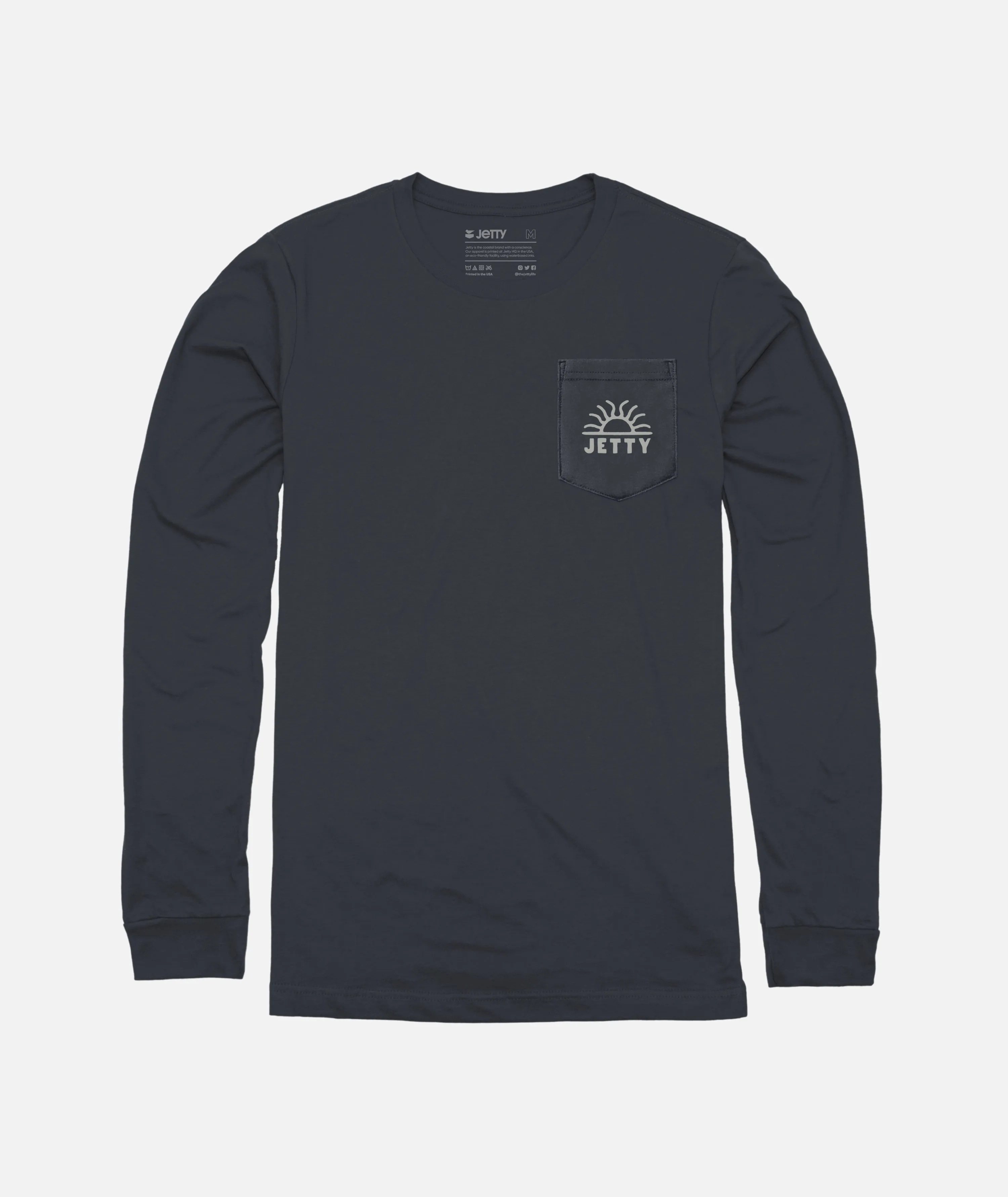 Beneath Pocket Long Sleeve - Carbon sold by JETTY product image thumbnail 2