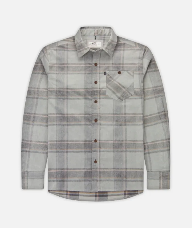 Shoals Corduroy Shirt - Grey sold by JETTY