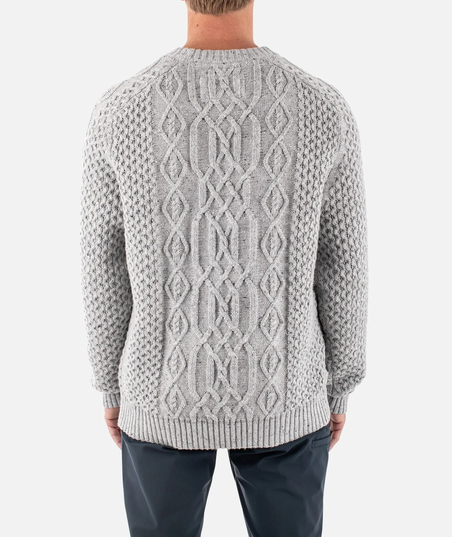 Angler Oystex Sweater - Light Grey sold by JETTY product image thumbnail 3