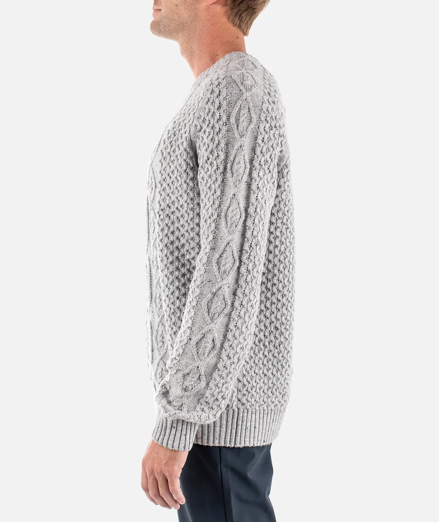 Angler Oystex Sweater - Light Grey sold by JETTY product image thumbnail 2