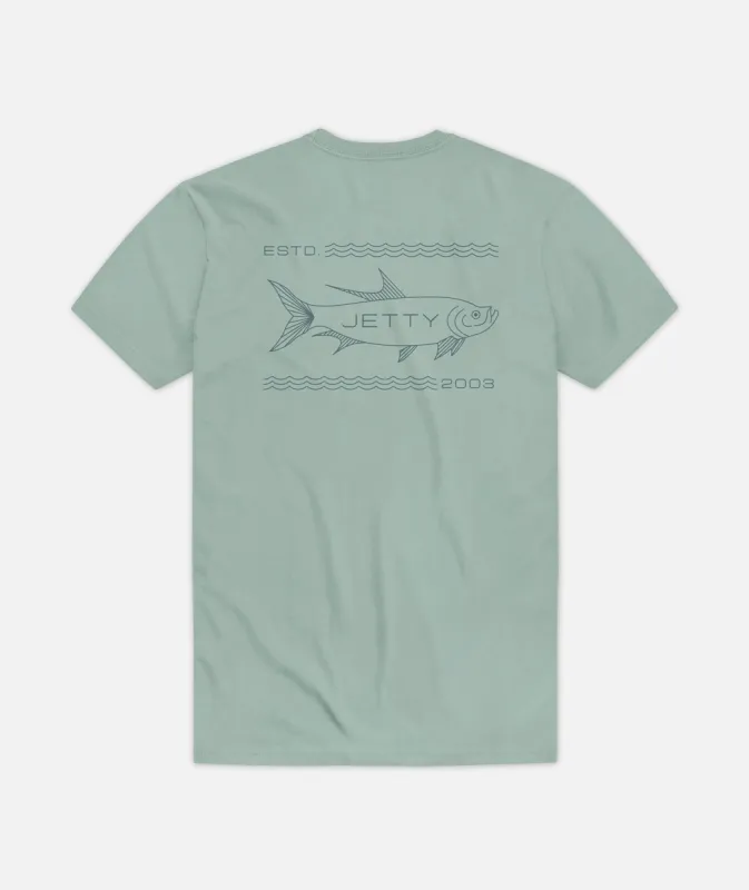 Tarpon Tee - Mint sold by JETTY