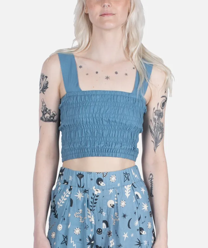 Meri Top - Blue sold by JETTY