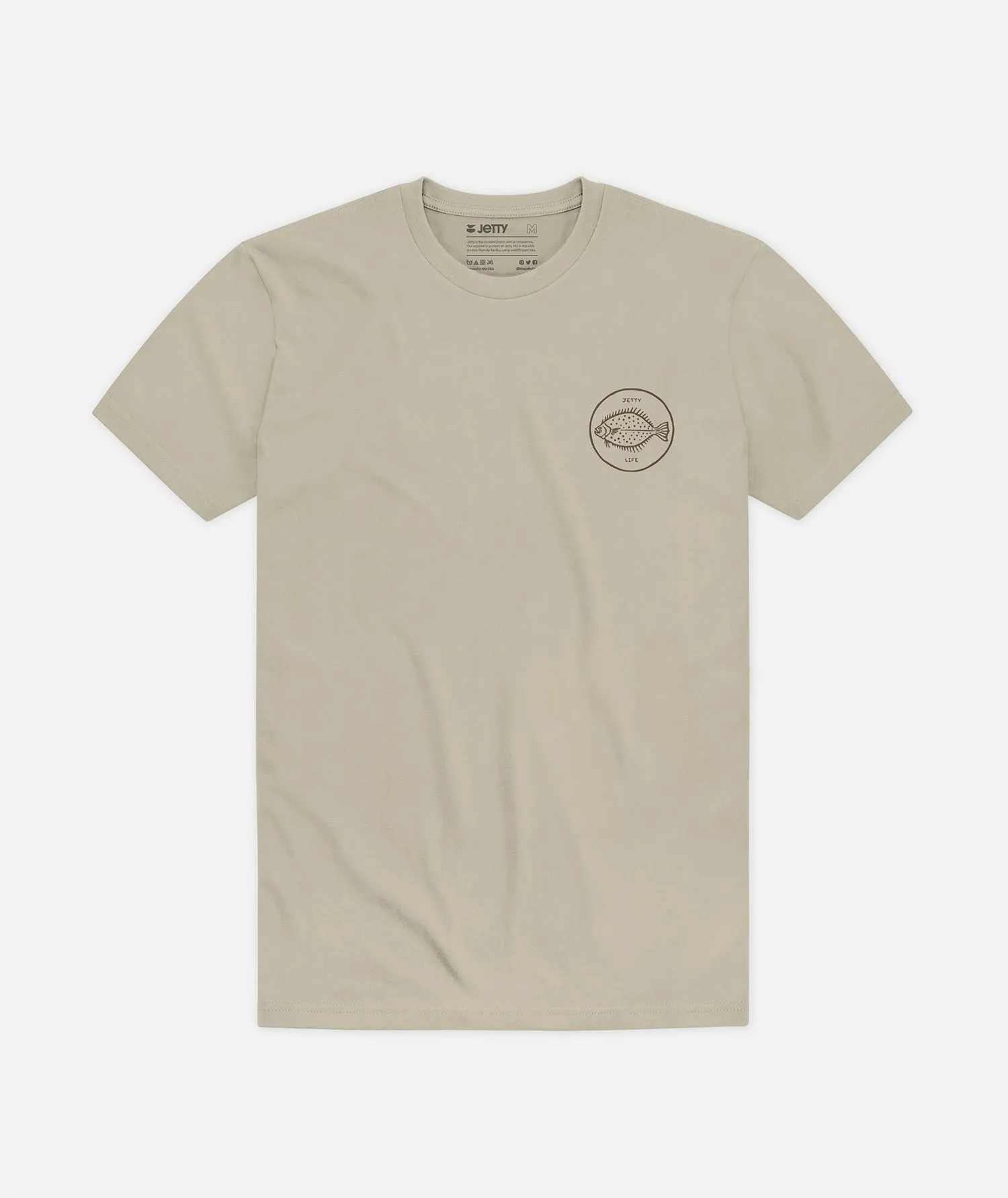 Flounder Tee - Tan sold by JETTY product image thumbnail 2