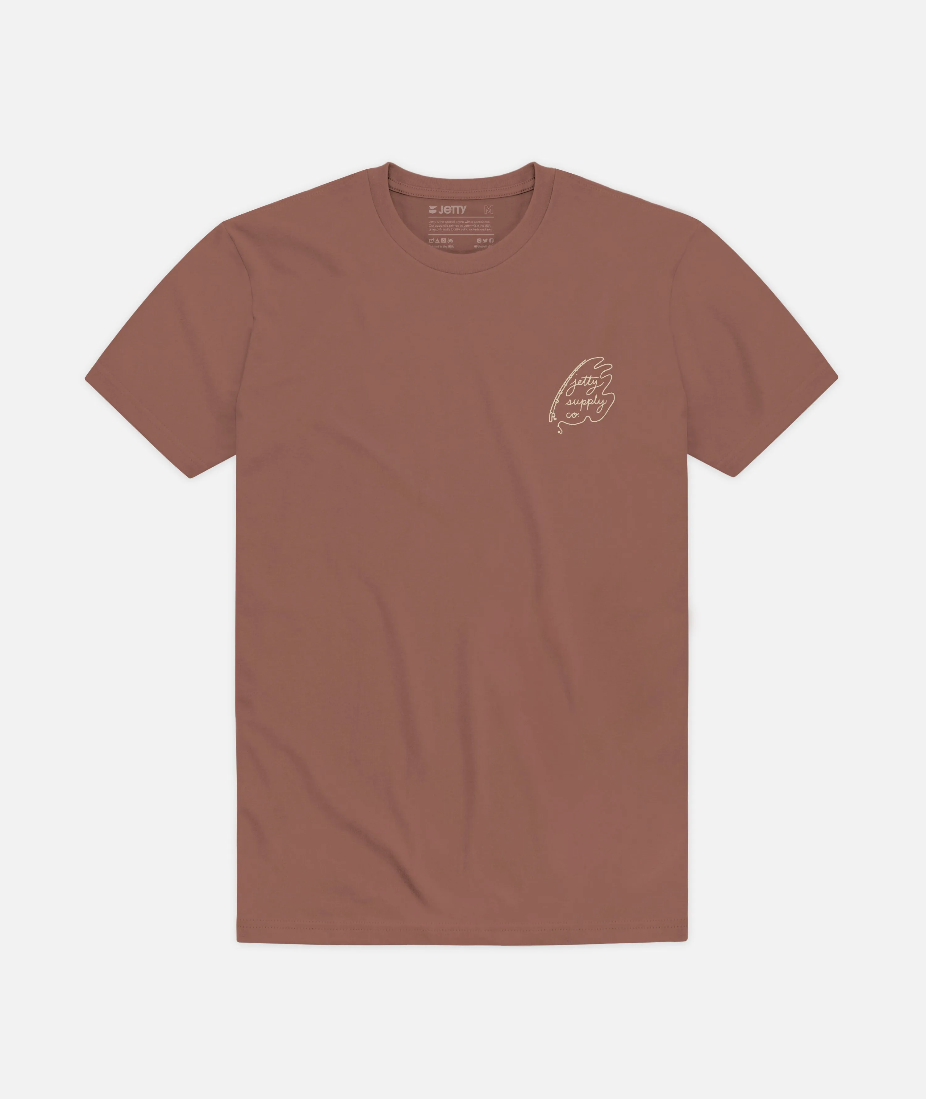 Striper Tee - Brown sold by JETTY product image thumbnail 2