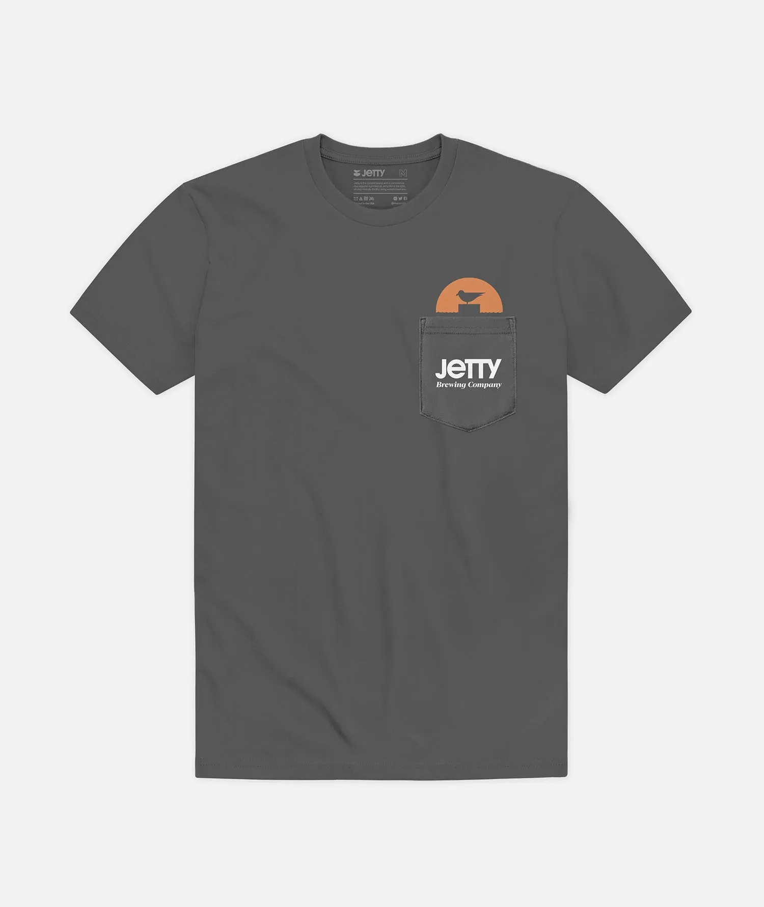 JBC Pocket Tee - Charcoal sold by JETTY product image thumbnail 2