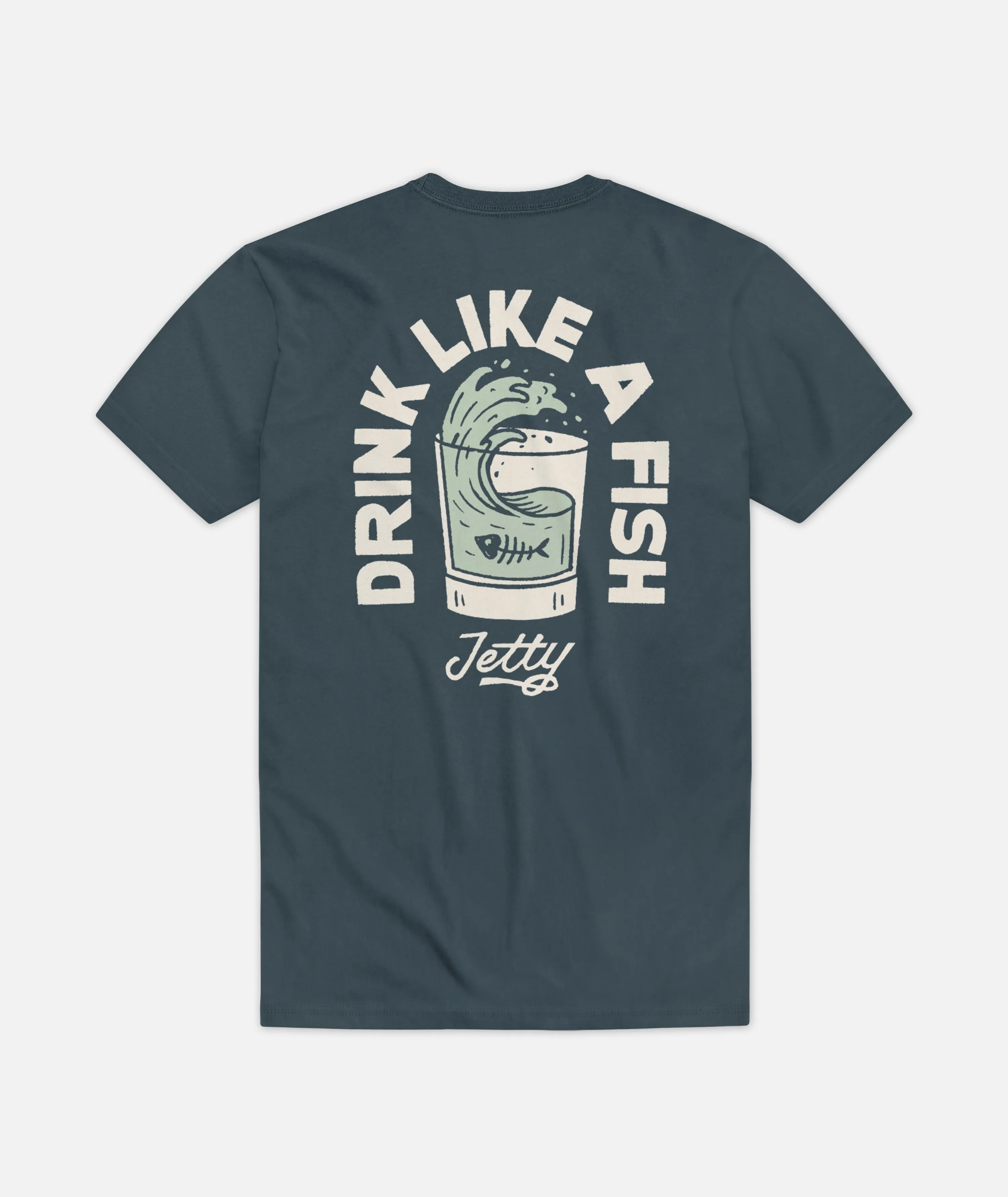 Splash Tee - Indigo sold by JETTY