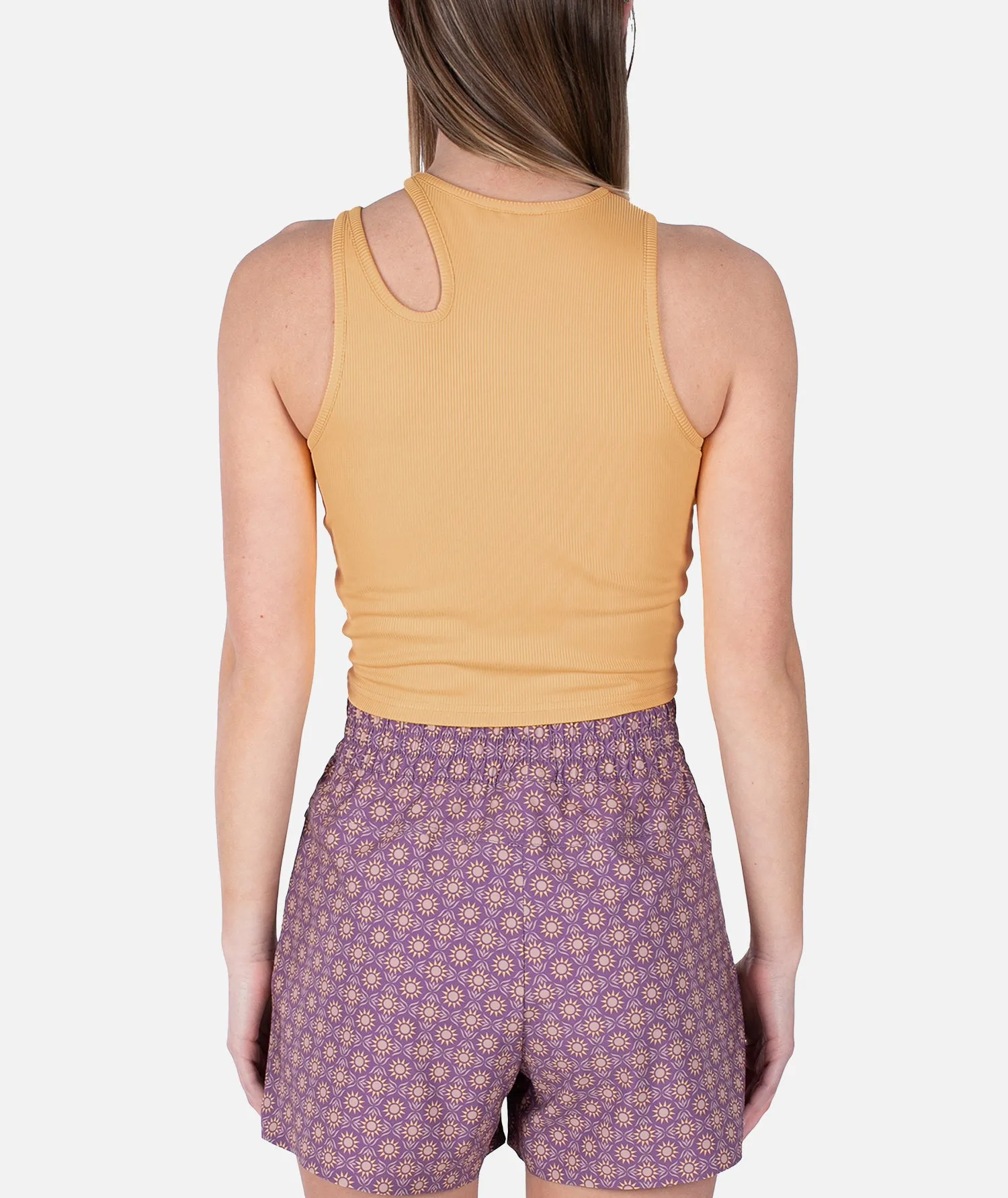 Solstice Ribbed Tank - Mustard sold by JETTY product image thumbnail 2