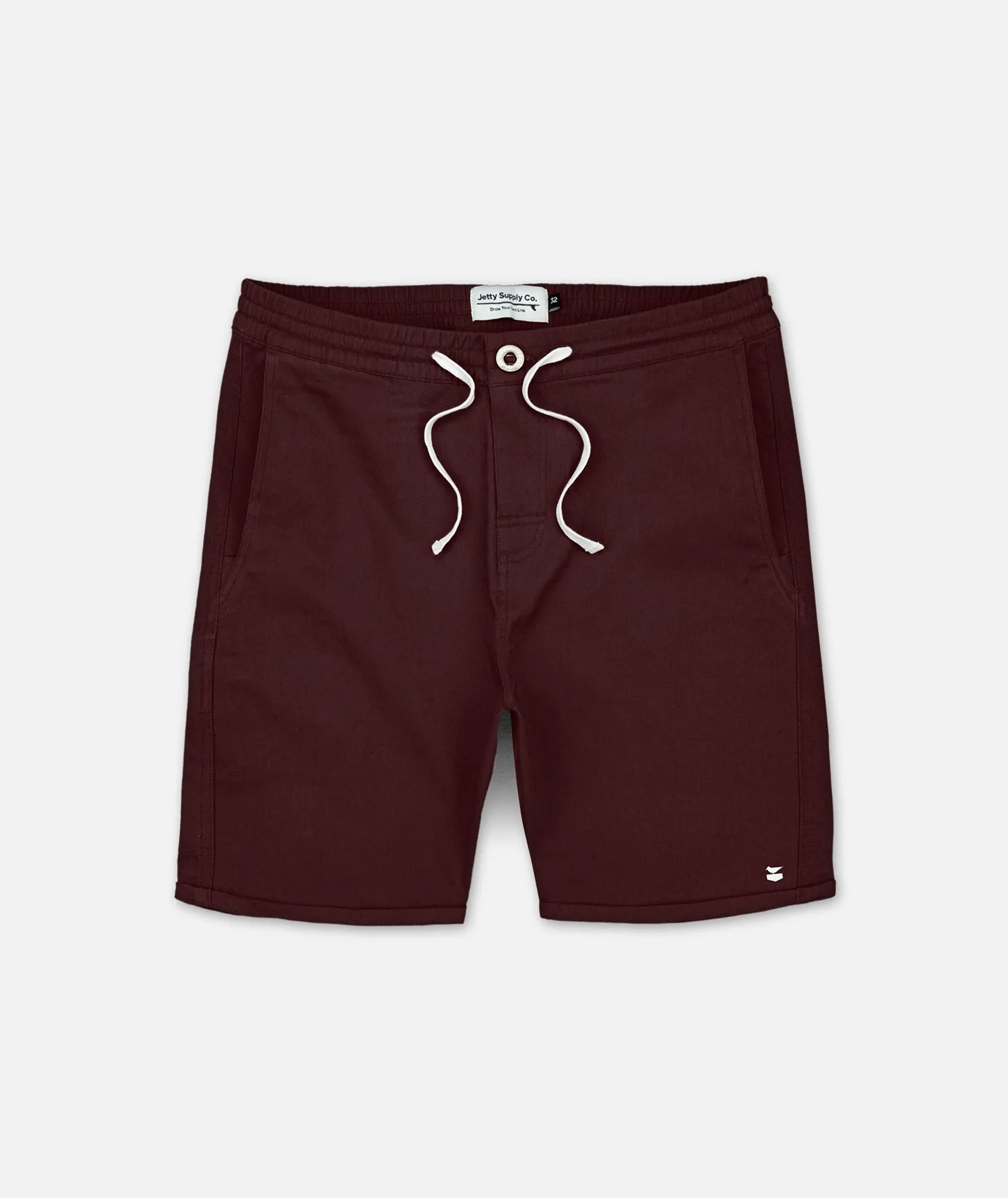 Madison Beach Short - Oxblood sold by JETTY